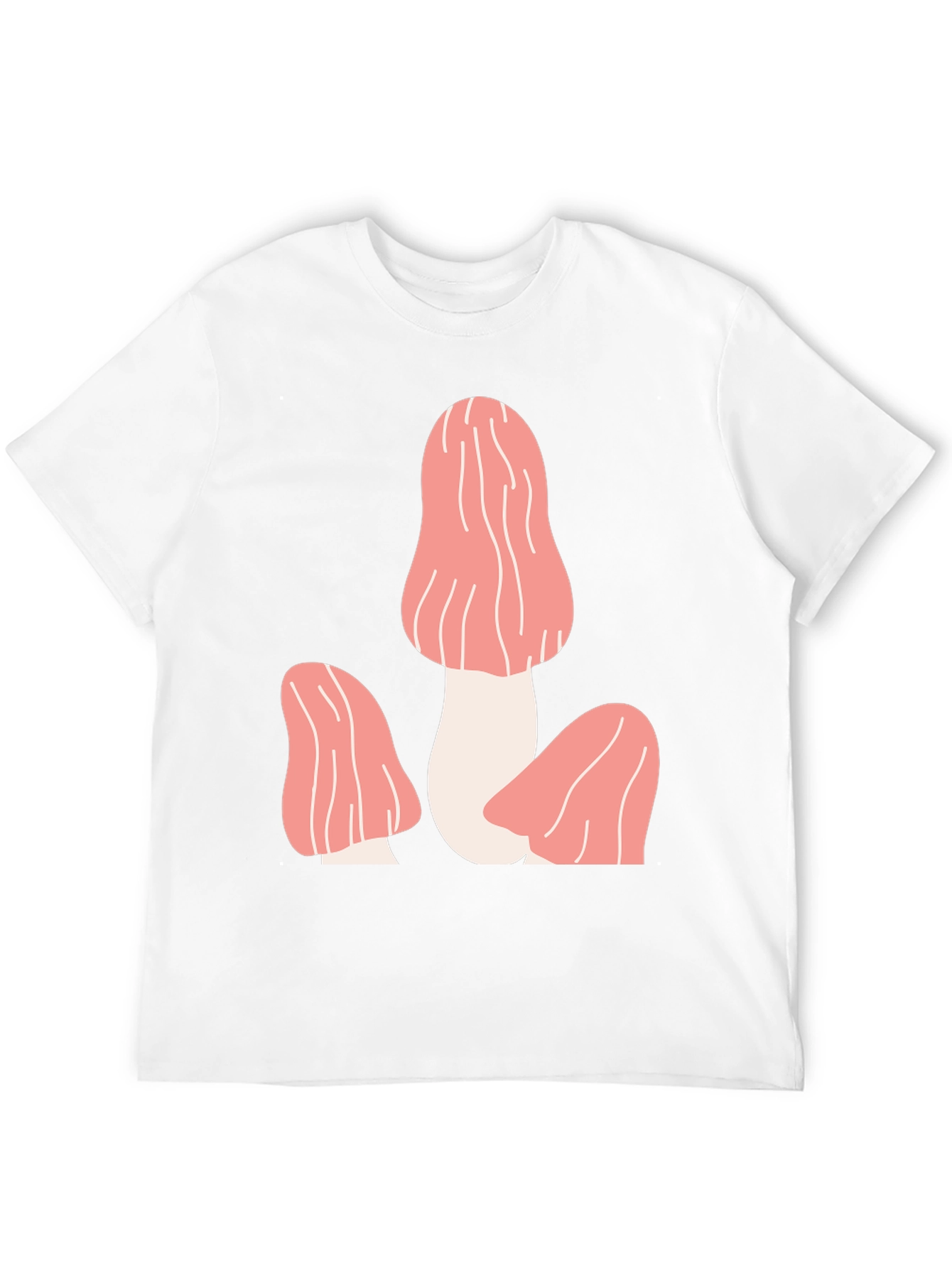 Mushroom Graphic Tee - Funky Black T-Shirt