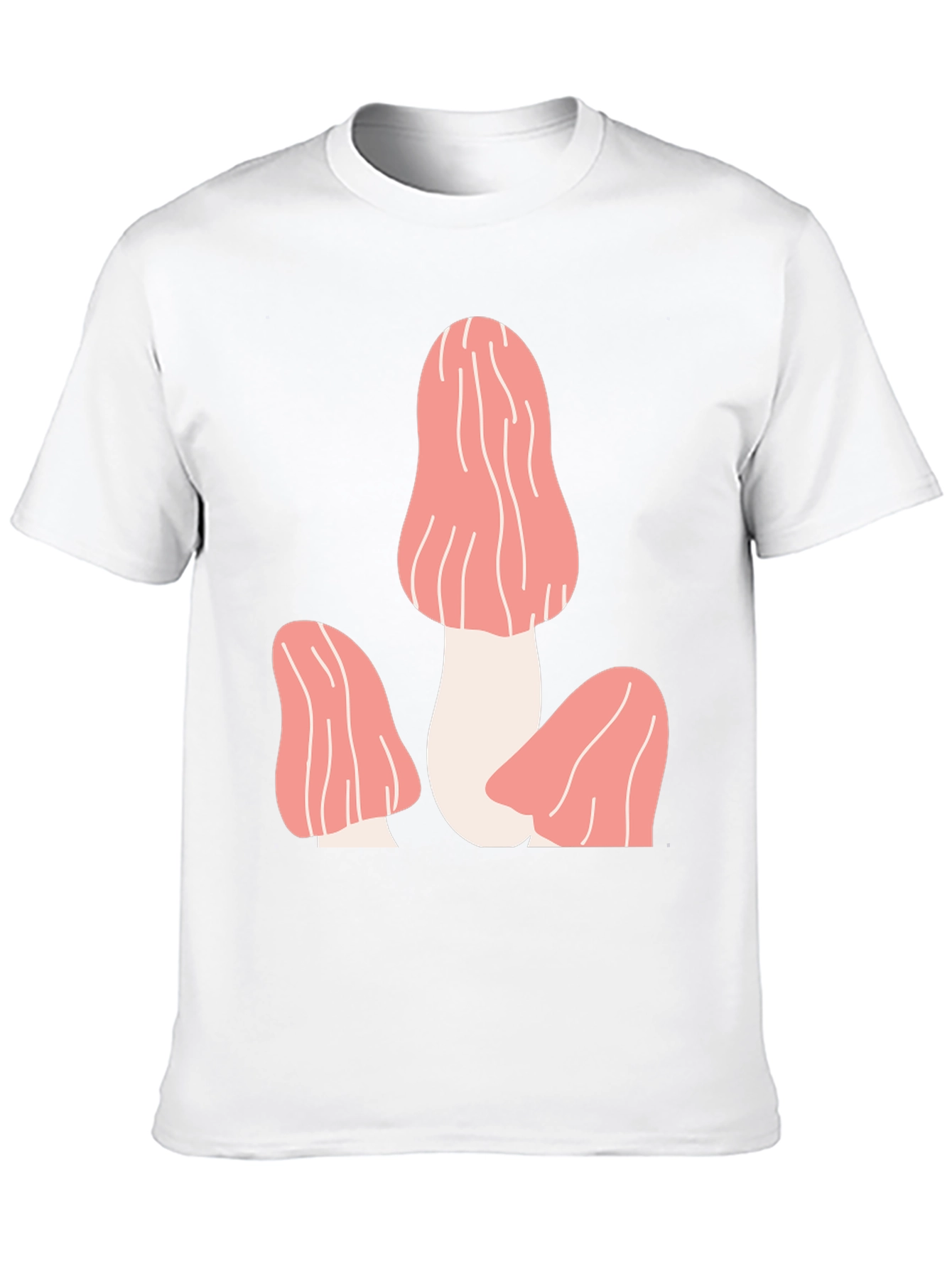 Mushroom Graphic Tee - Funky Black T-Shirt