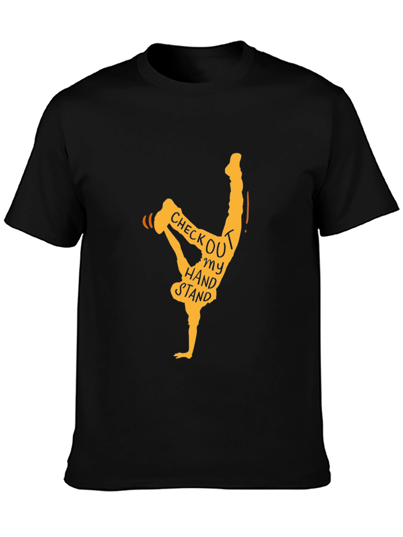 Handstand Graphic Tee - Unique Novelty T-Shirt