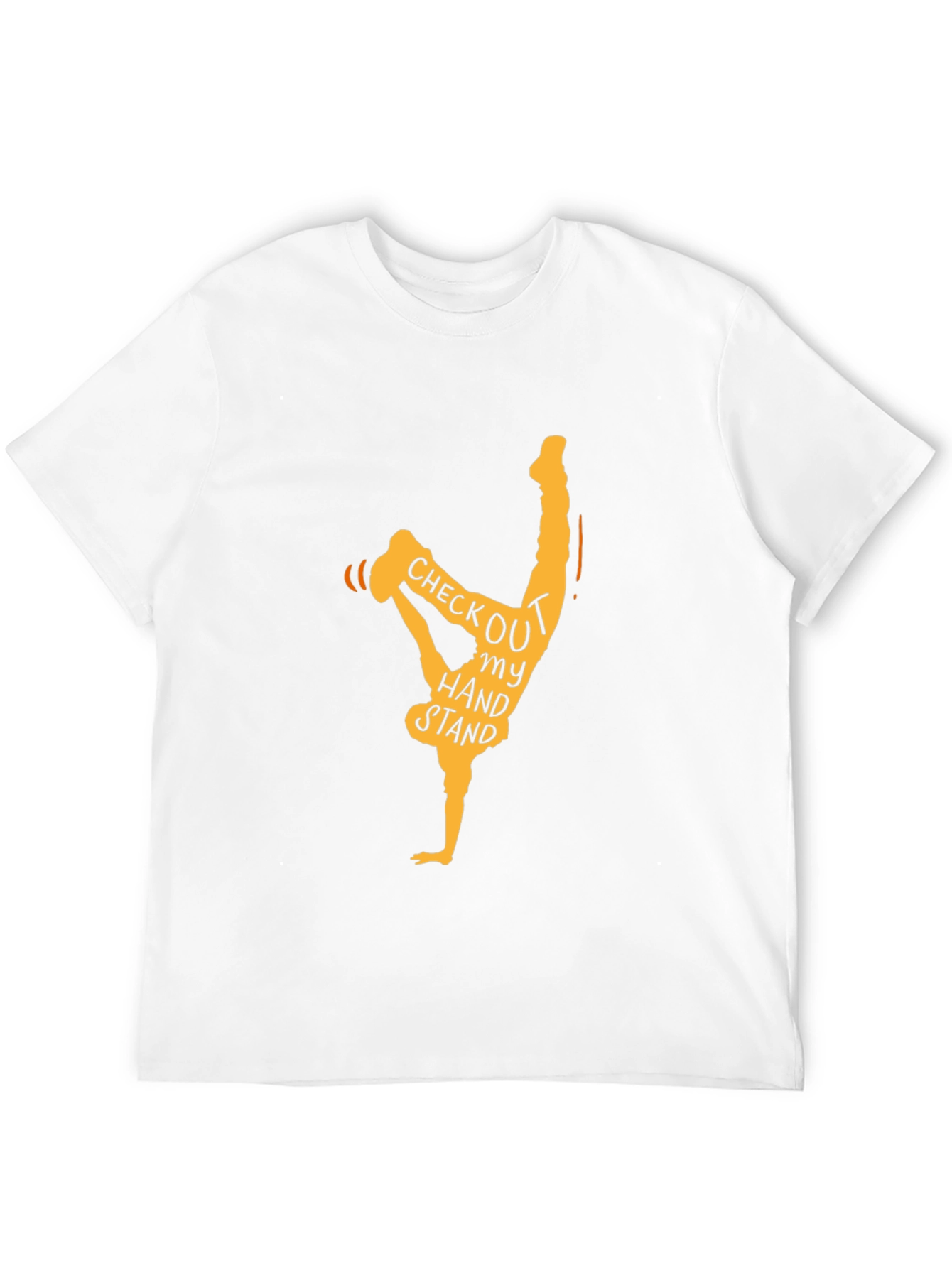 Handstand Graphic Tee - Unique Novelty T-Shirt