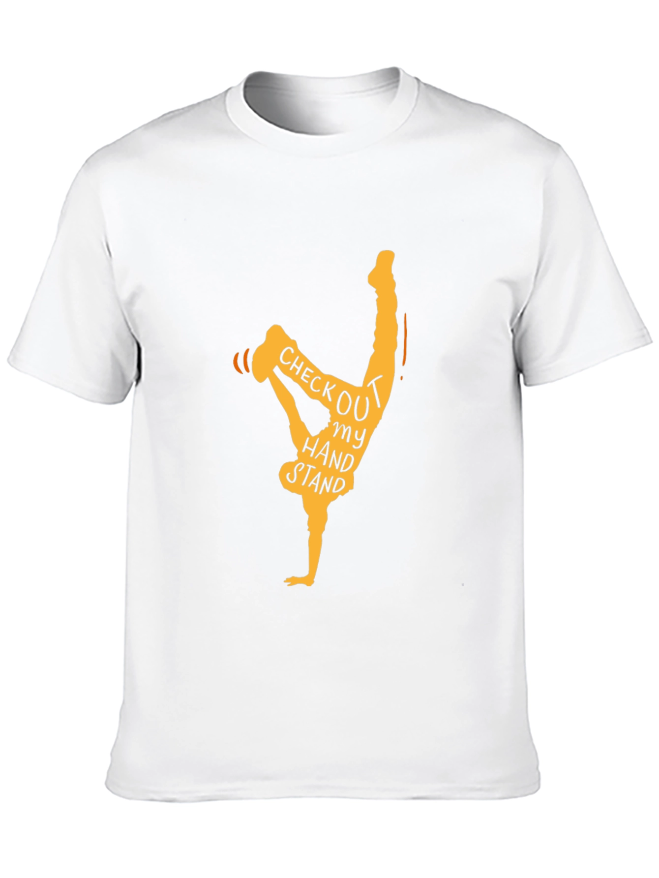 Handstand Graphic Tee - Unique Novelty T-Shirt