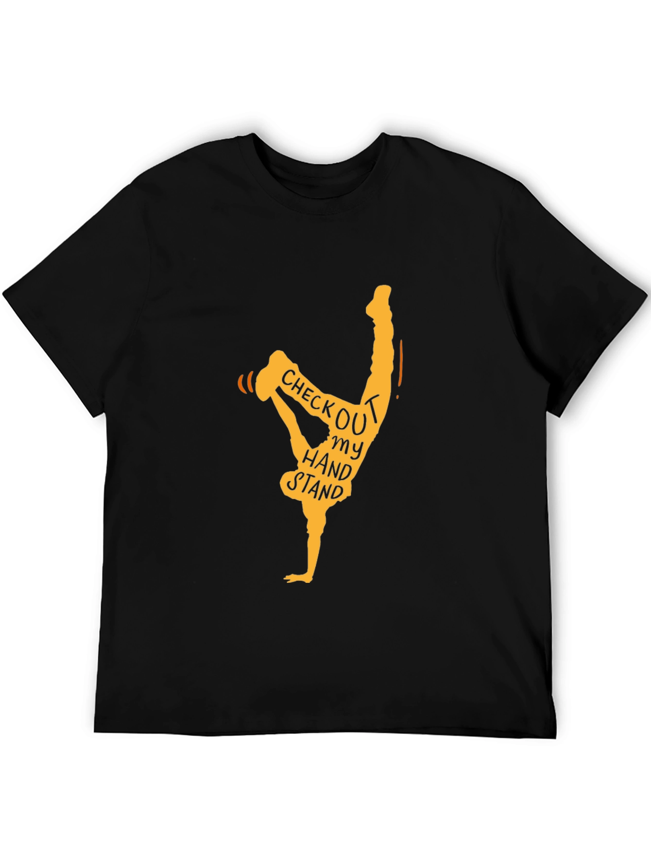 Handstand Graphic Tee - Unique Novelty T-Shirt