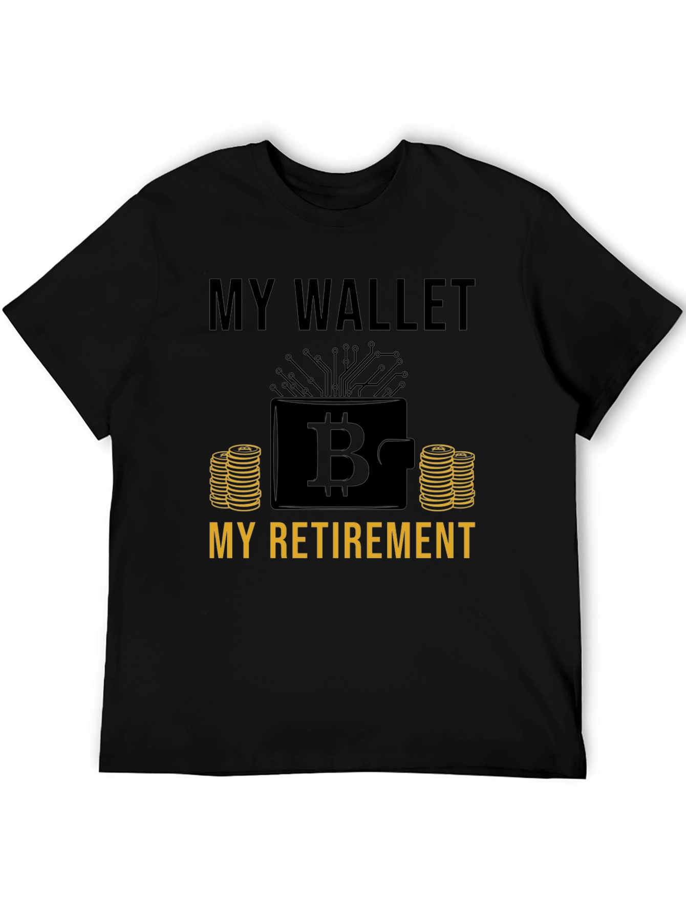Bitcoin Wallet Retirement T-Shirt - Crypto Investment Tee