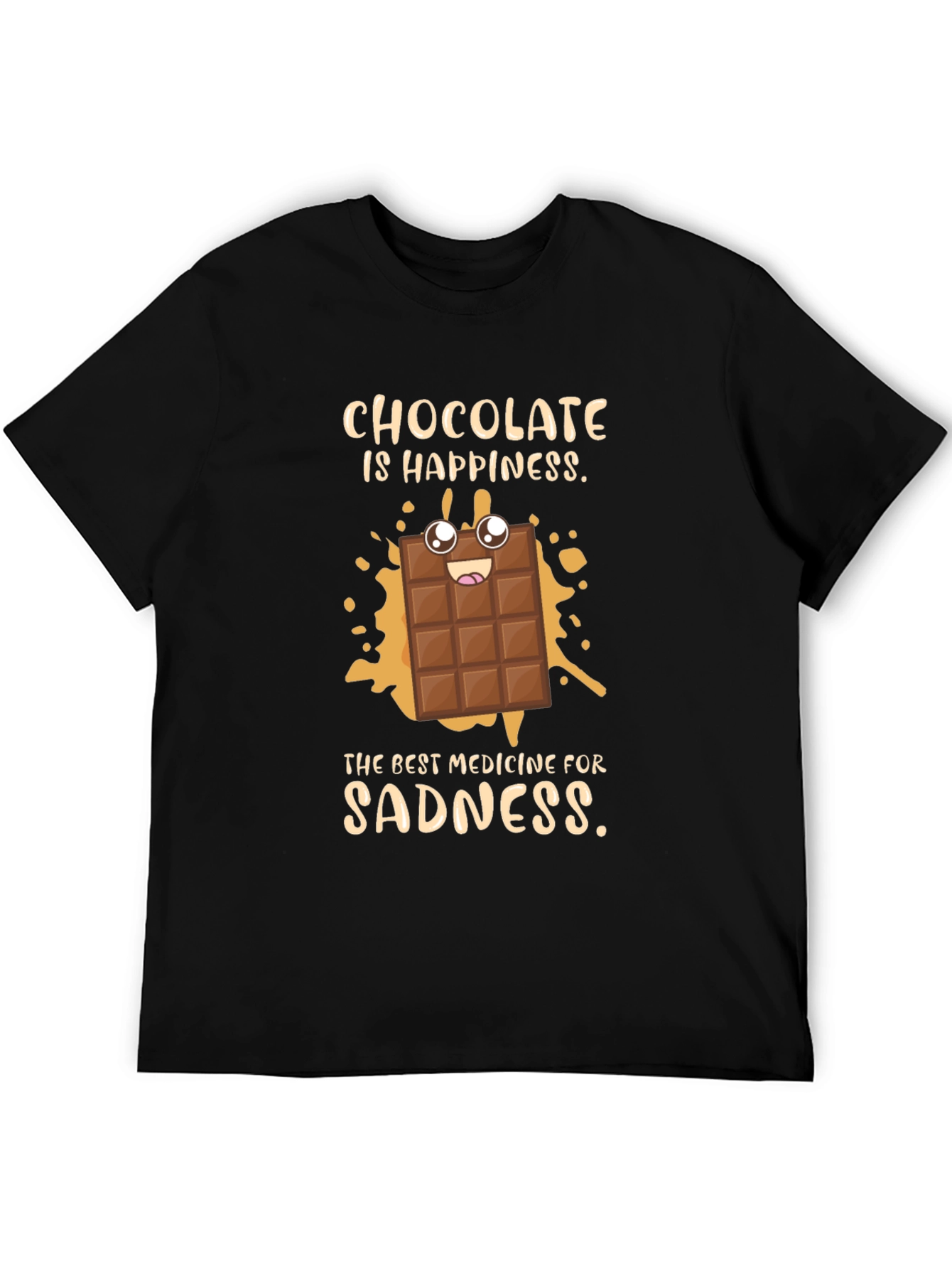 Chocolate Happiness Graphic T-Shirt