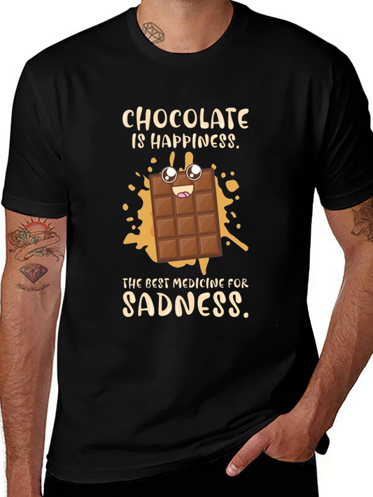 Chocolate Happiness Graphic T-Shirt
