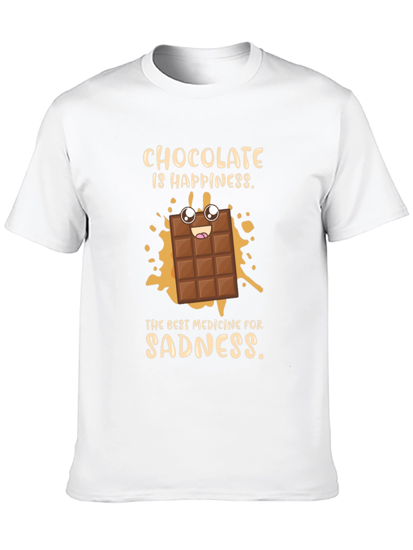 Chocolate Happiness Graphic T-Shirt