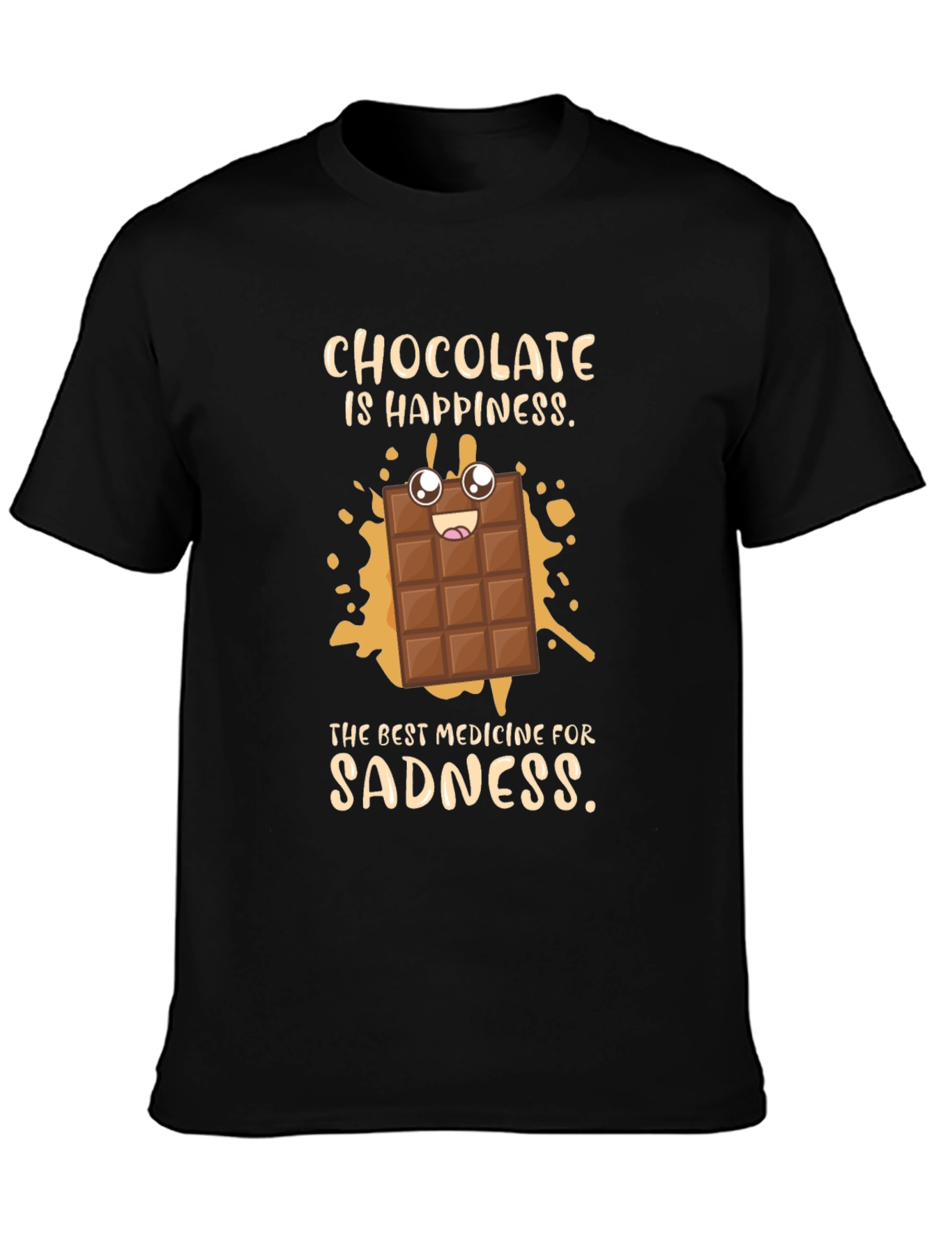 Chocolate Happiness Graphic T-Shirt