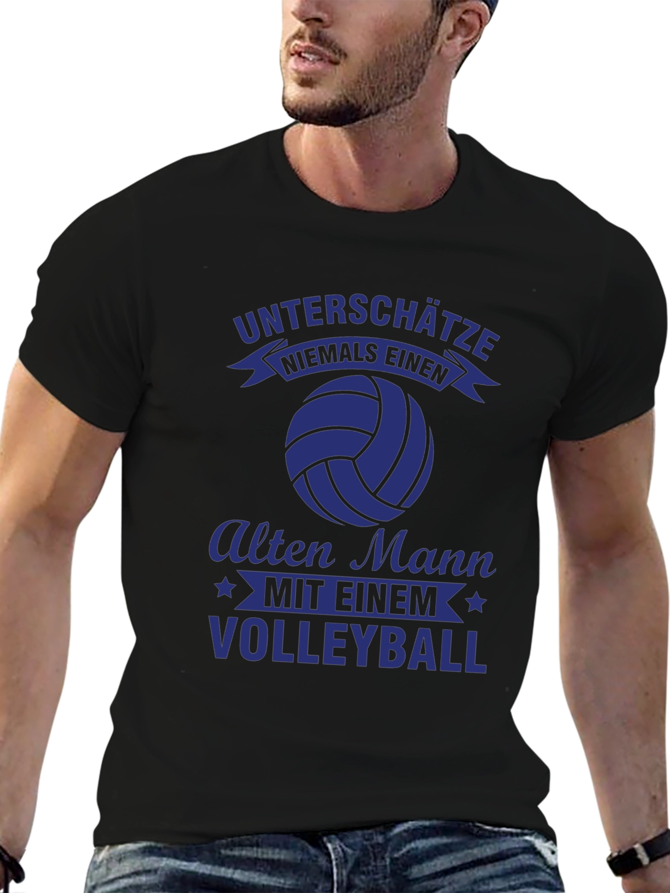 Volleyball Old Man T-Shirt