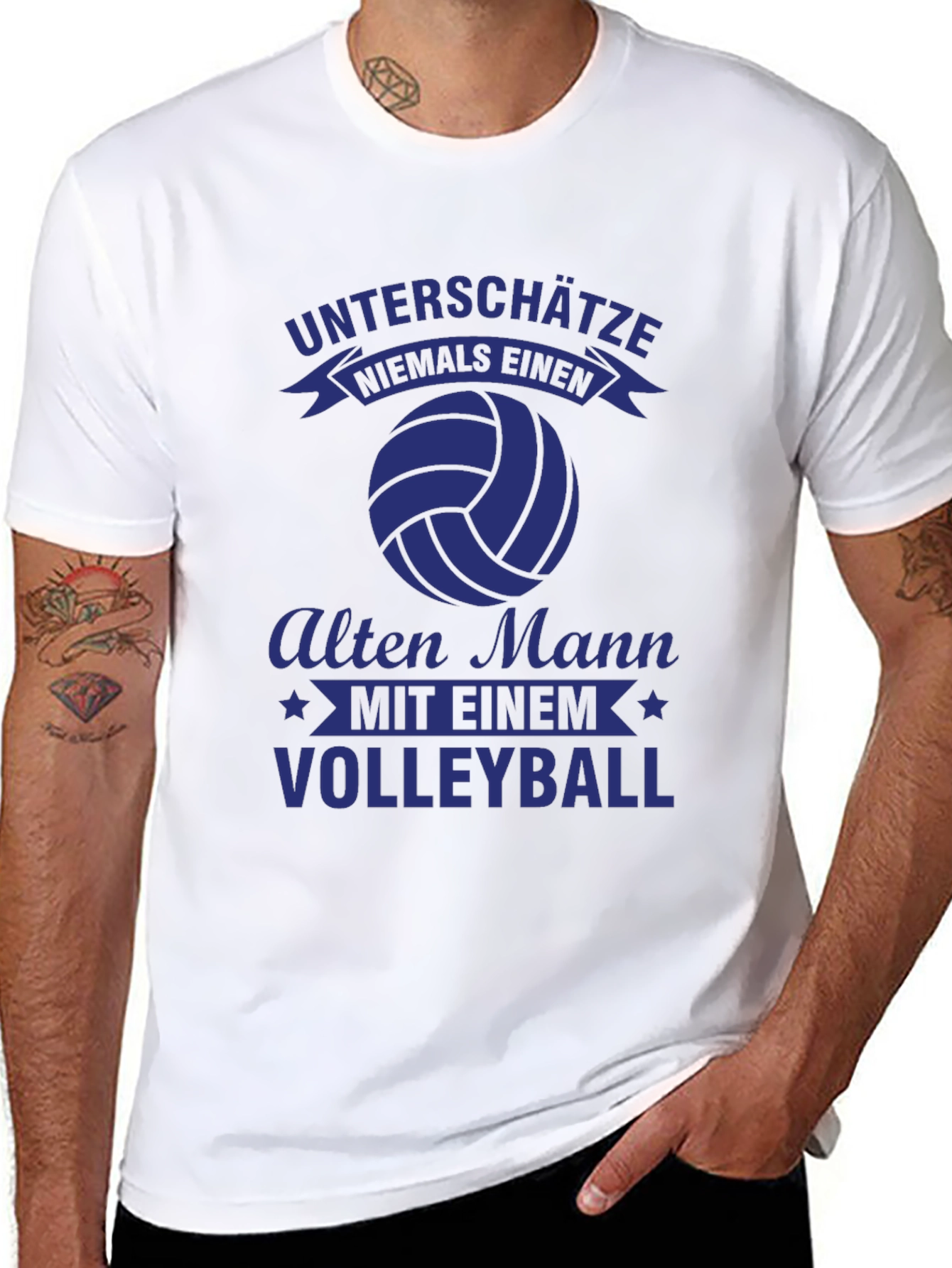 Volleyball Old Man T-Shirt