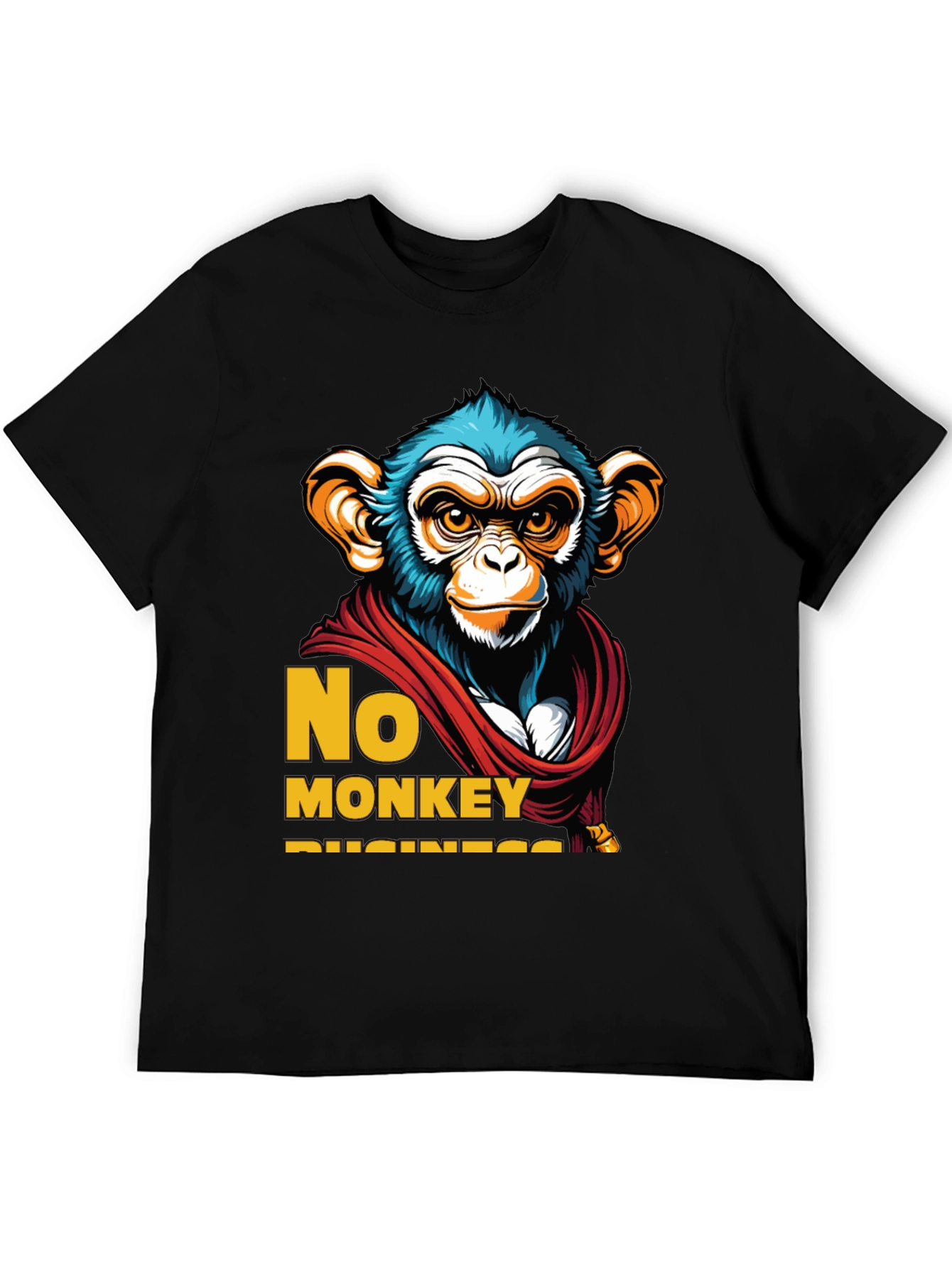No Monkey Business Graphic T-Shirt