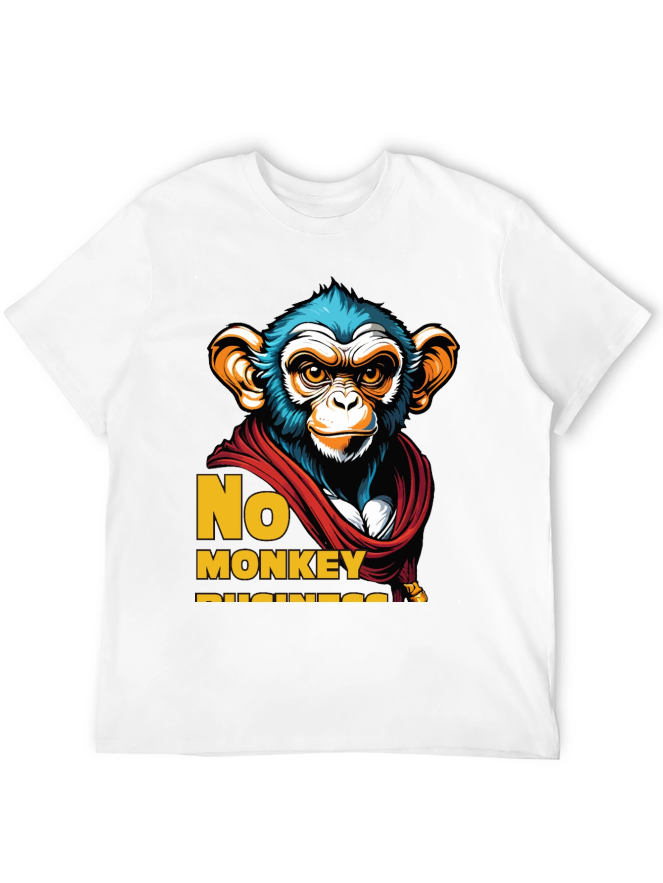 No Monkey Business Graphic T-Shirt