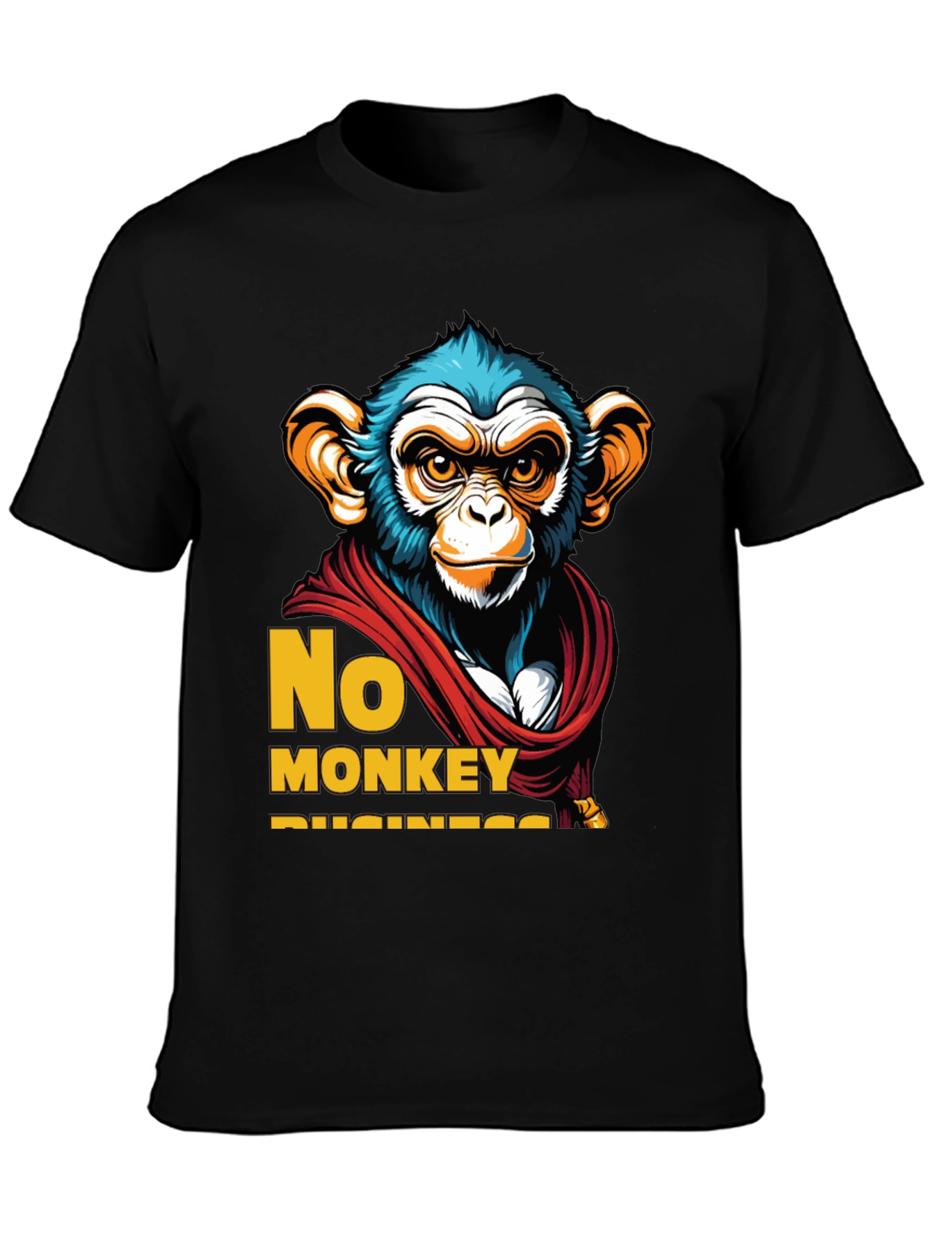 No Monkey Business Graphic T-Shirt