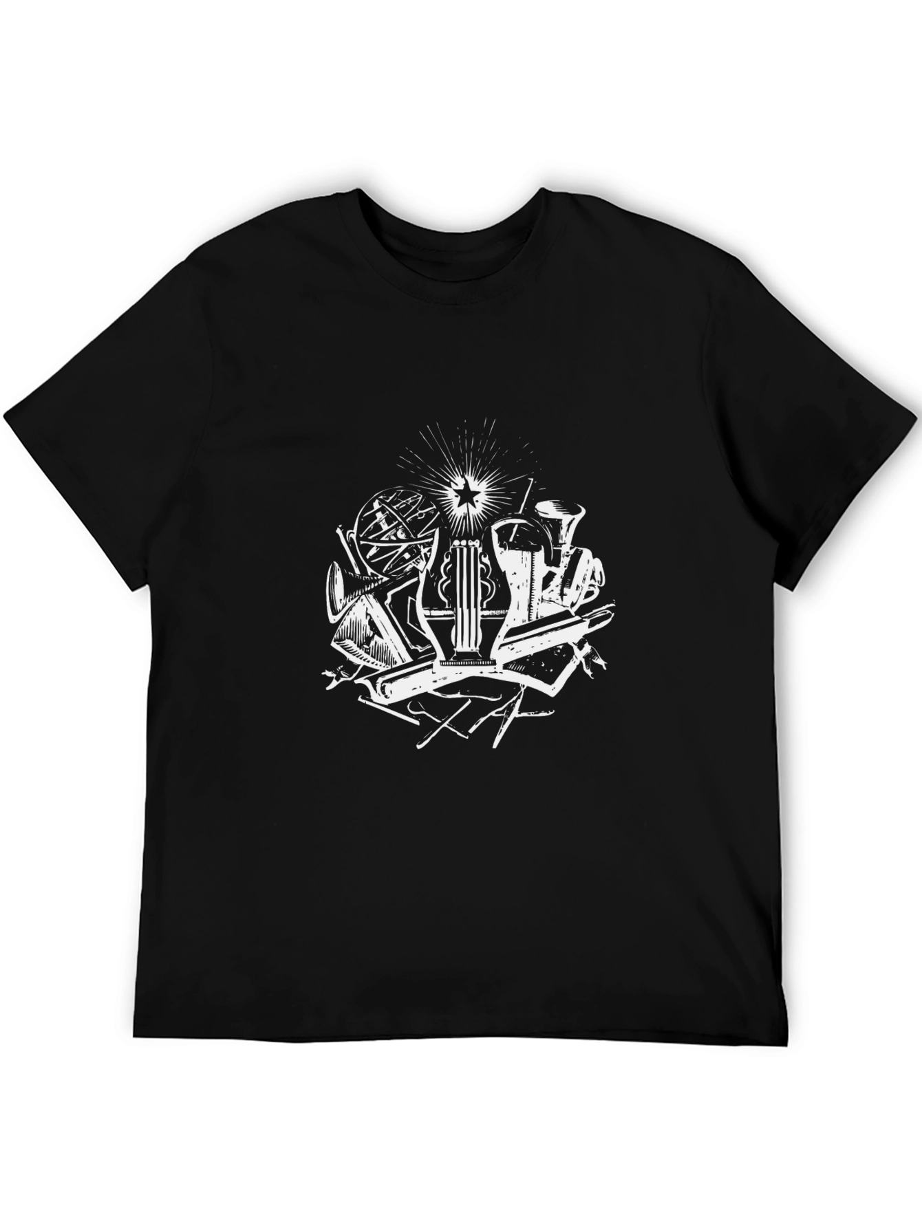 Abstract Art T-Shirt - Black