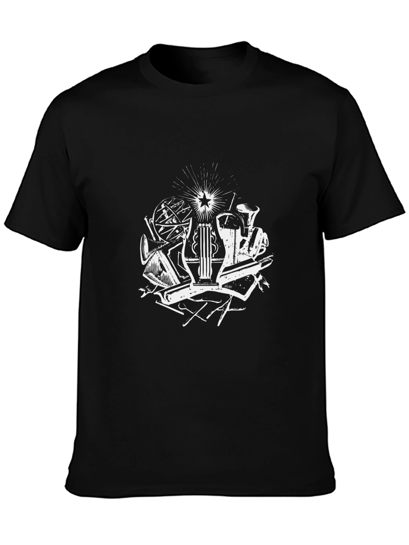 Abstract Art T-Shirt - Black