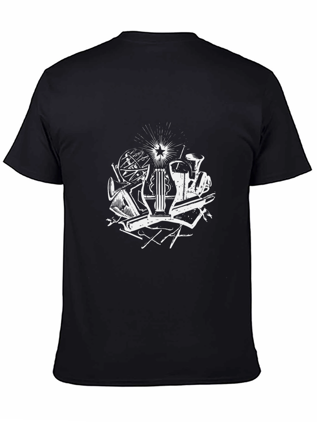 Abstract Art T-Shirt - Black