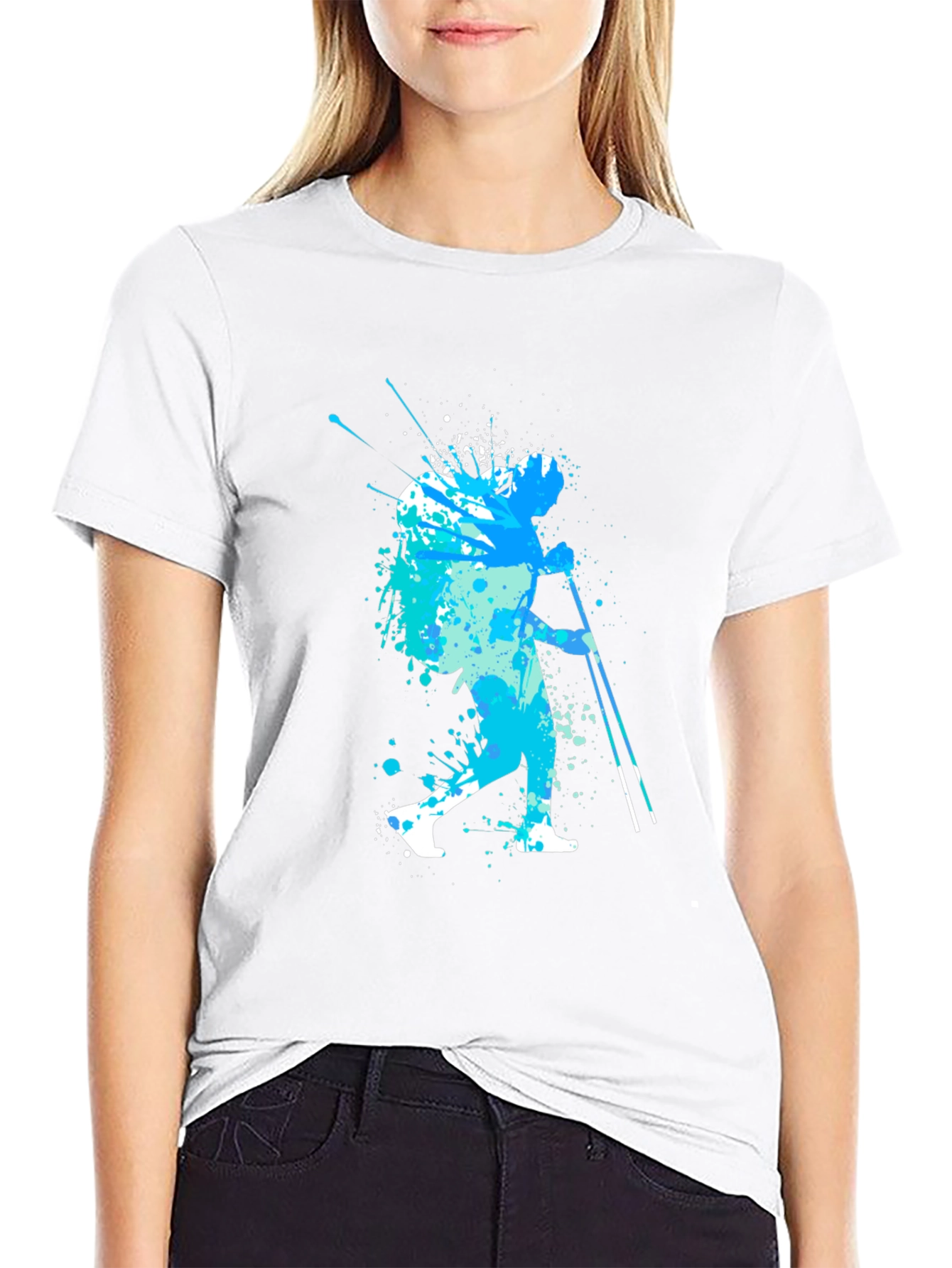 Abstract Hiker T-Shirt - Nature Adventure Apparel