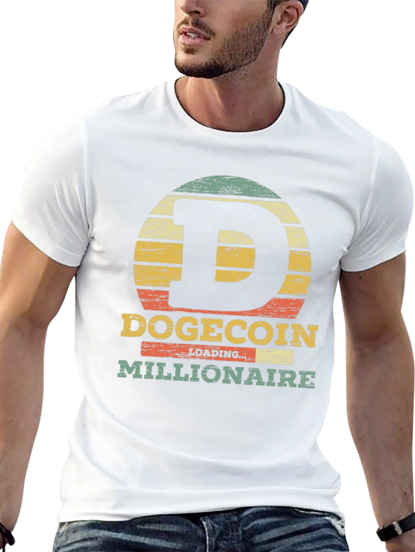 Dogecoin Millionaire Graphic Tee - Crypto Humor T-Shirt