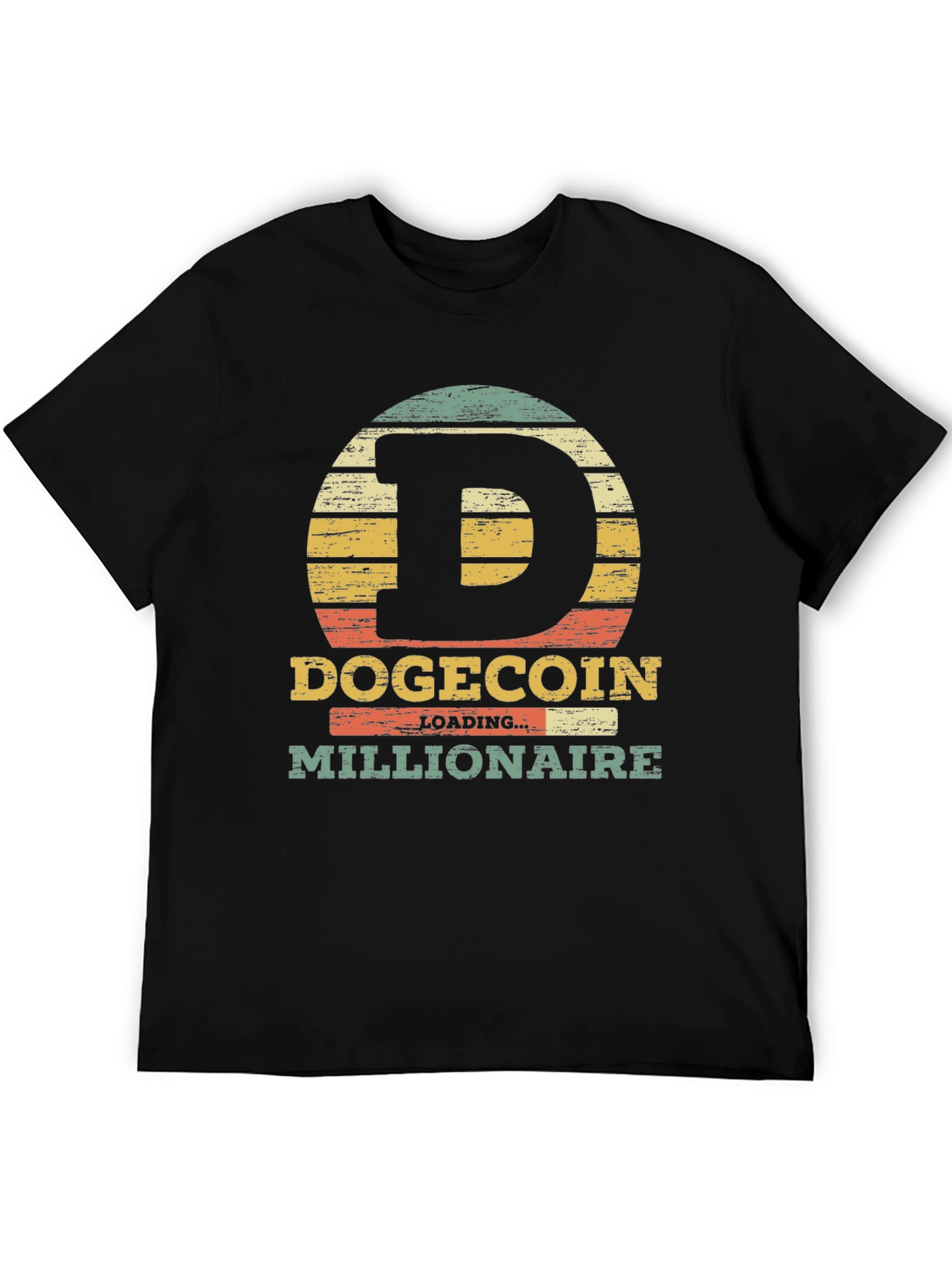 Dogecoin Millionaire Graphic Tee - Crypto Humor T-Shirt