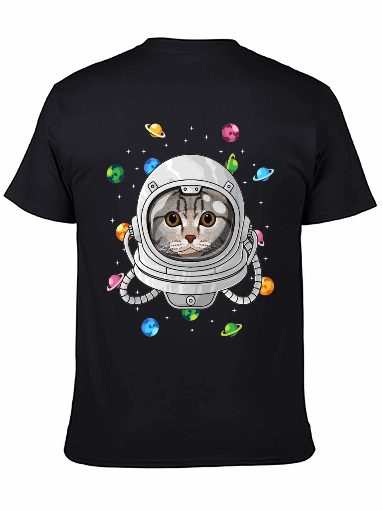 Cat Astronaut T-Shirt - Space Kitty Tee