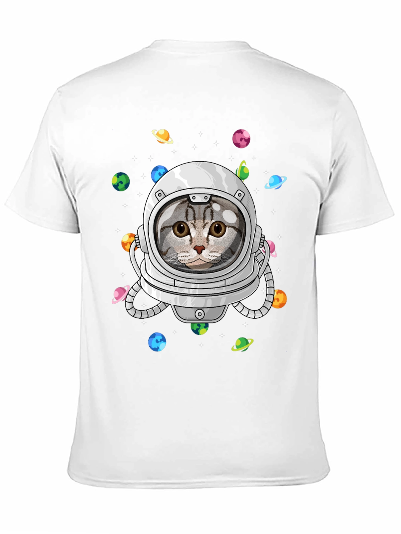 Cat Astronaut T-Shirt - Space Kitty Tee