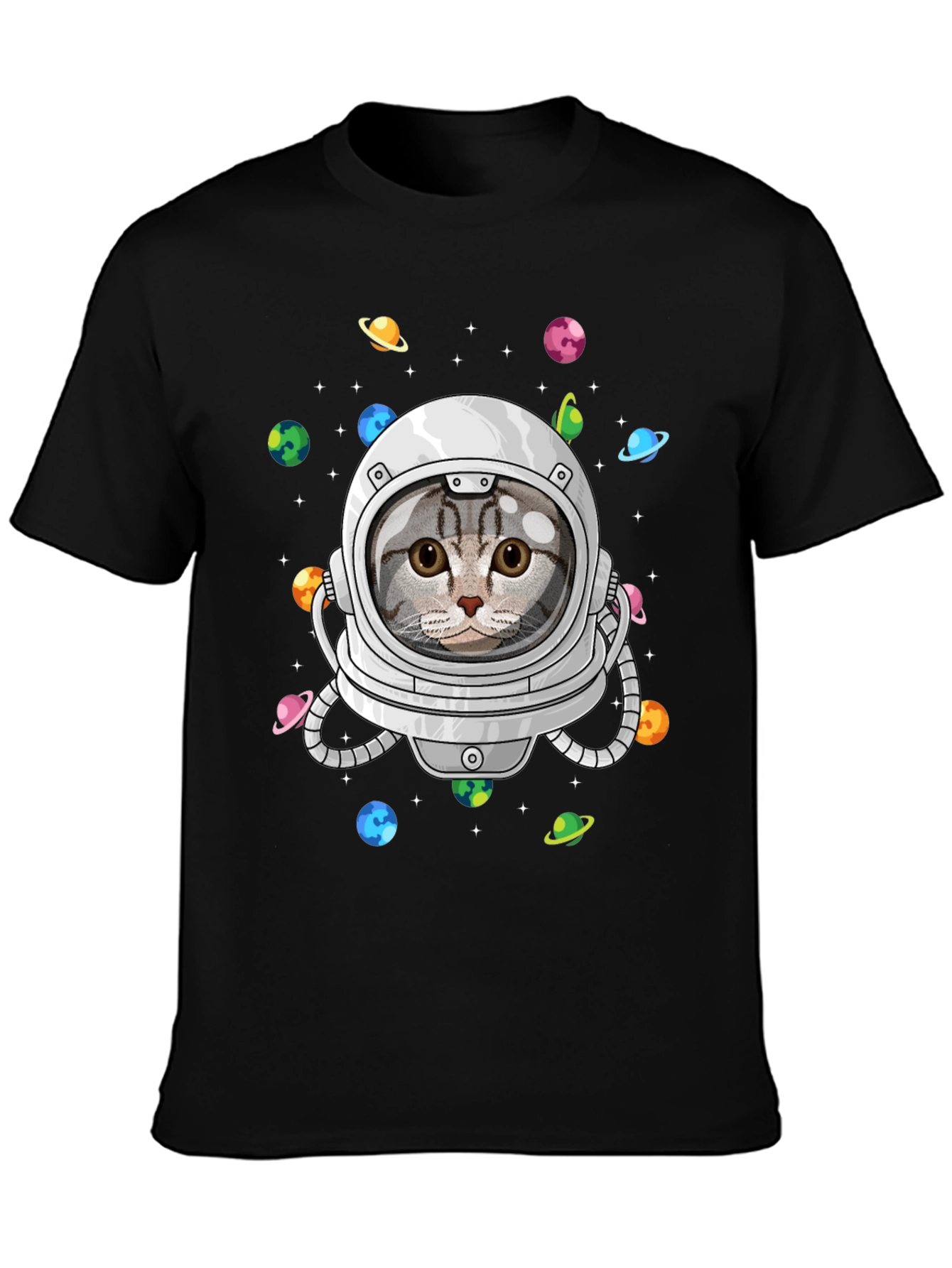 Cat Astronaut T-Shirt - Space Kitty Tee