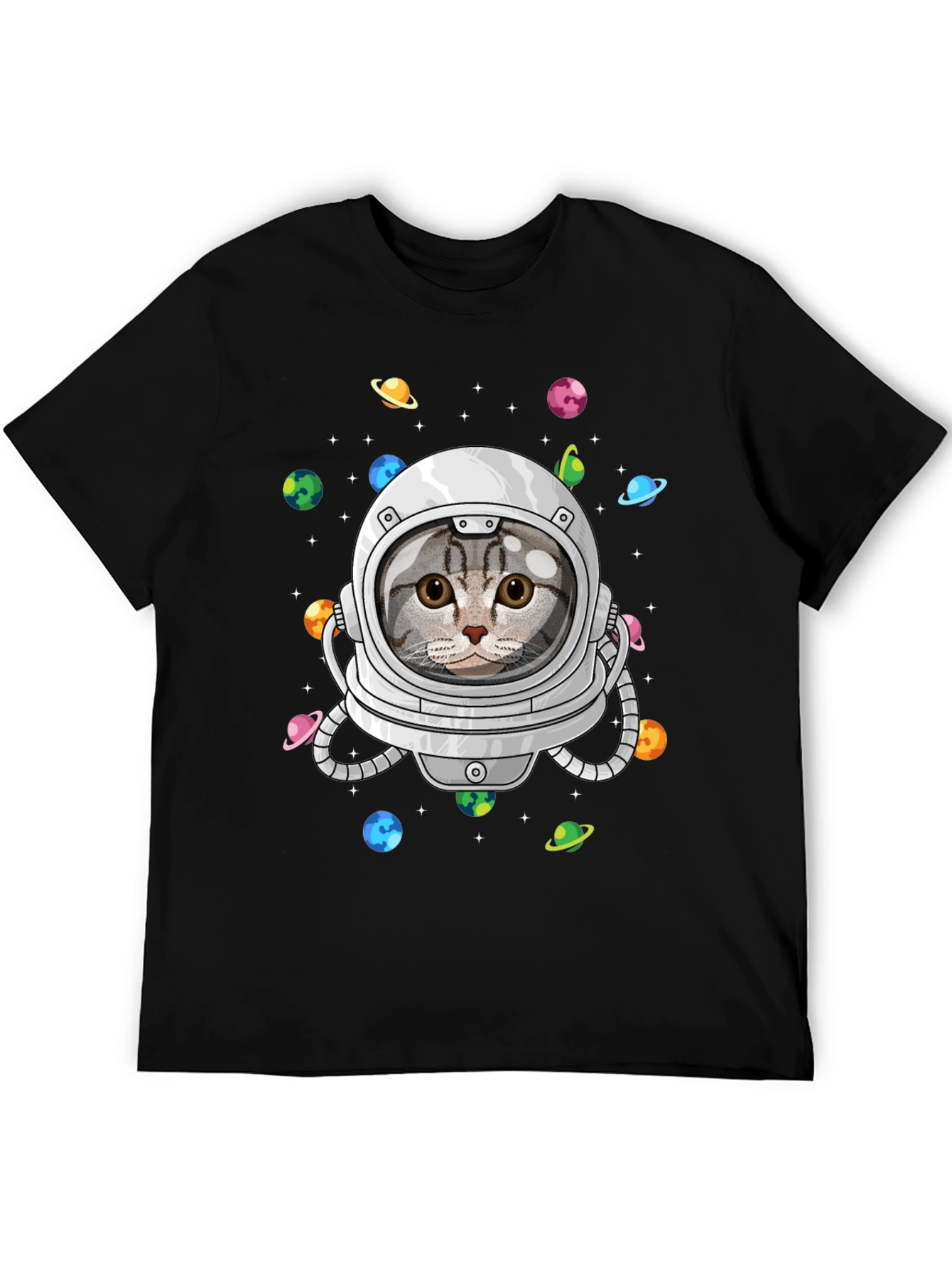 Cat Astronaut T-Shirt - Space Kitty Tee