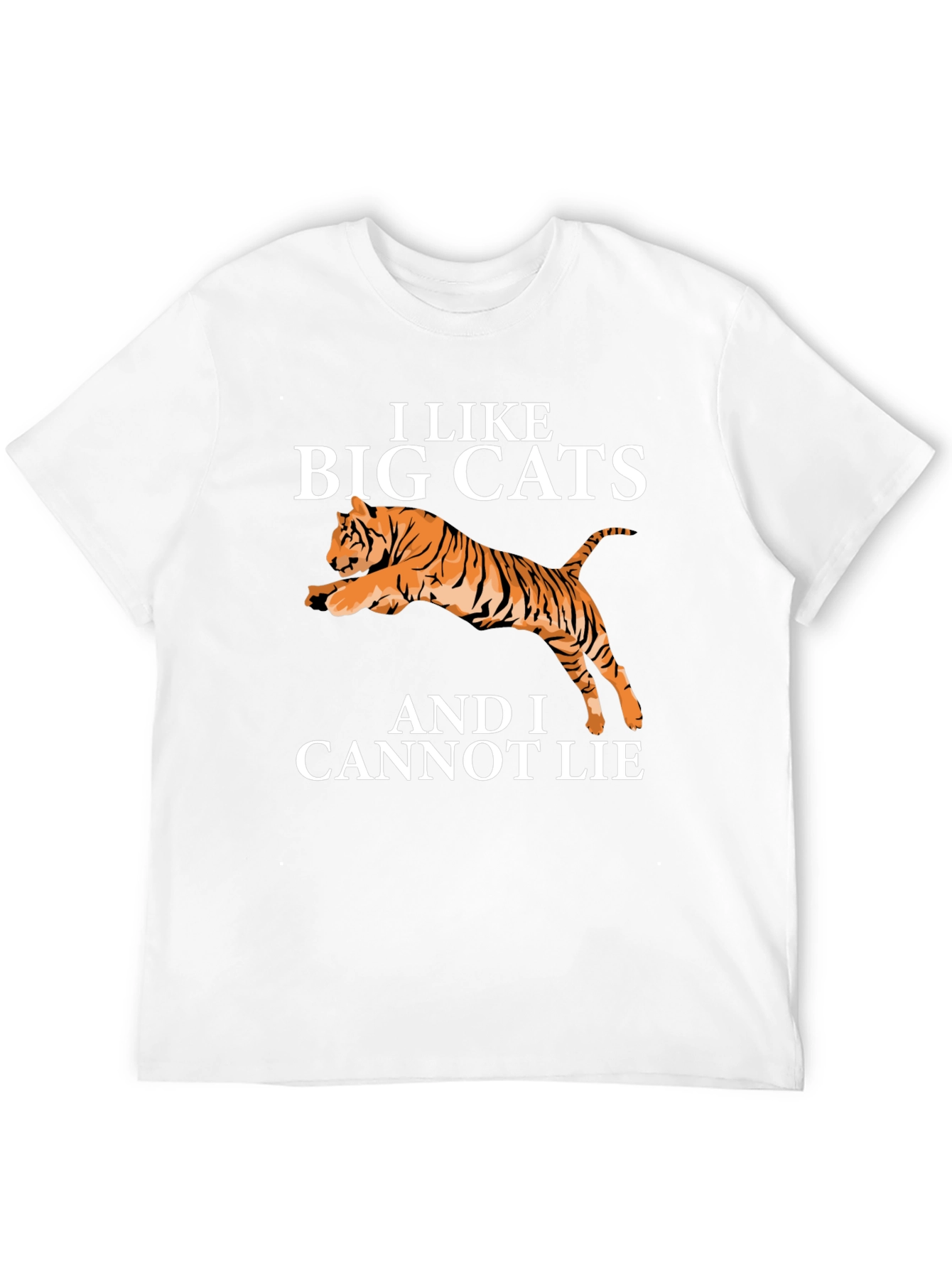 I Like Big Cats T-Shirt Funny Tiger Tee