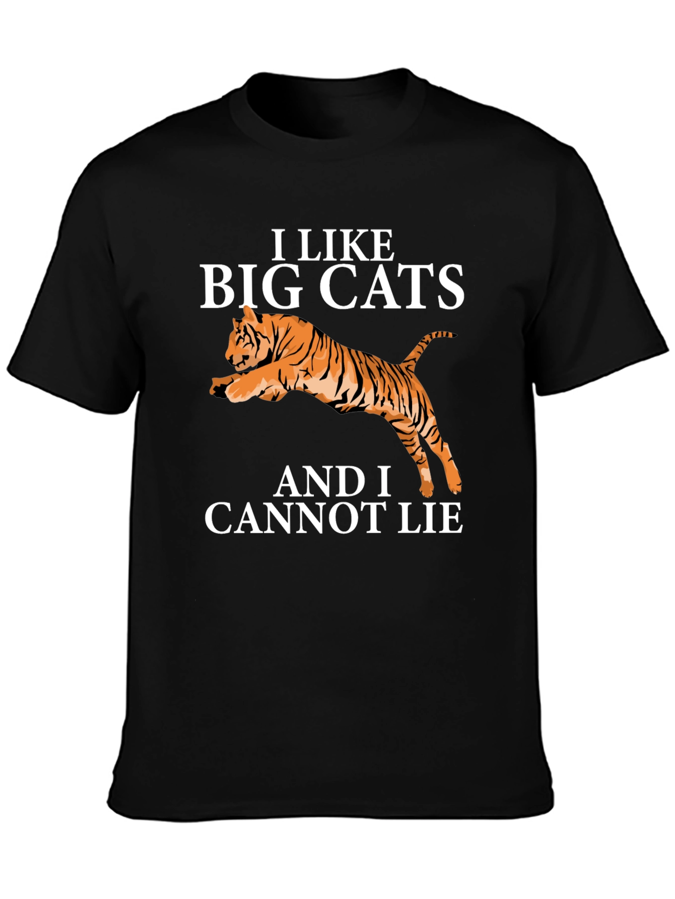 I Like Big Cats T-Shirt Funny Tiger Tee