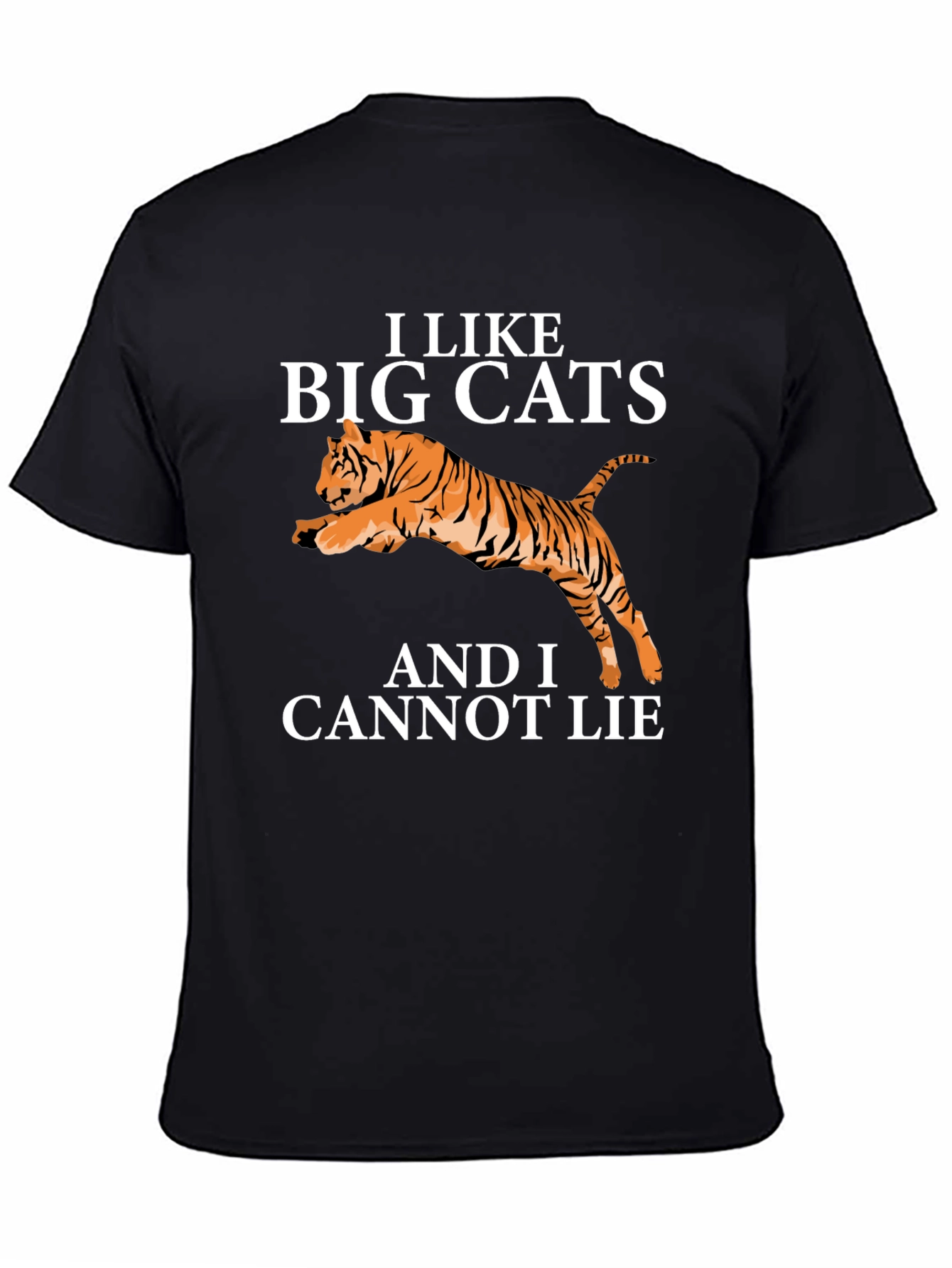 I Like Big Cats T-Shirt Funny Tiger Tee