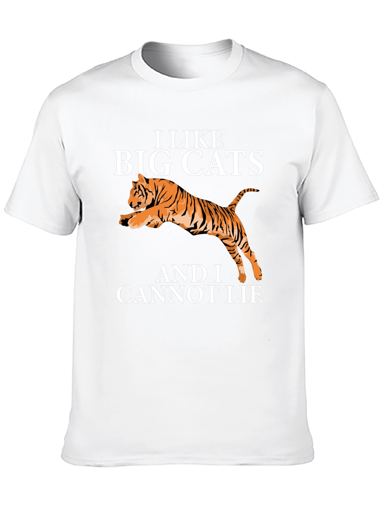 I Like Big Cats T-Shirt Funny Tiger Tee