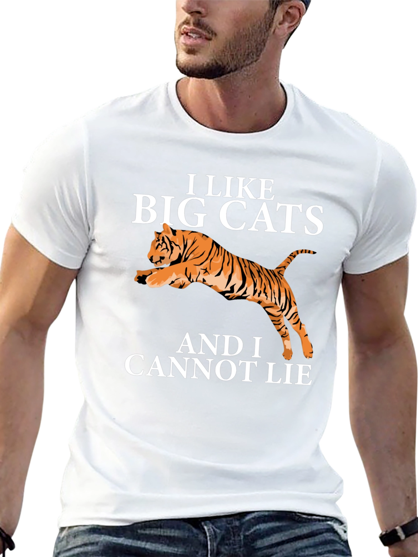 I Like Big Cats T-Shirt Funny Tiger Tee