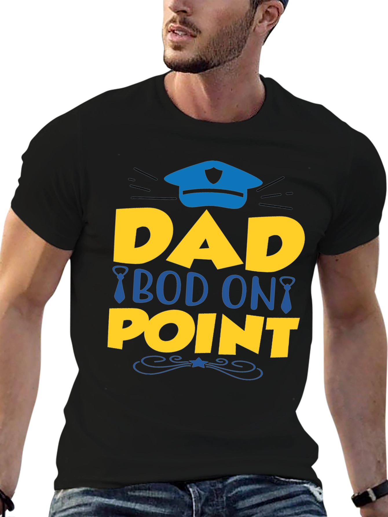Dad Bod On Point Graphic Tee