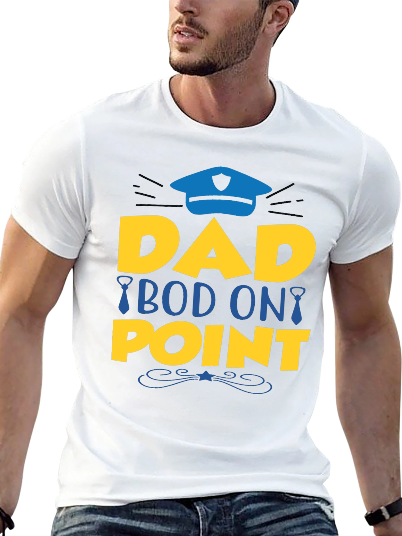 Dad Bod On Point Graphic Tee