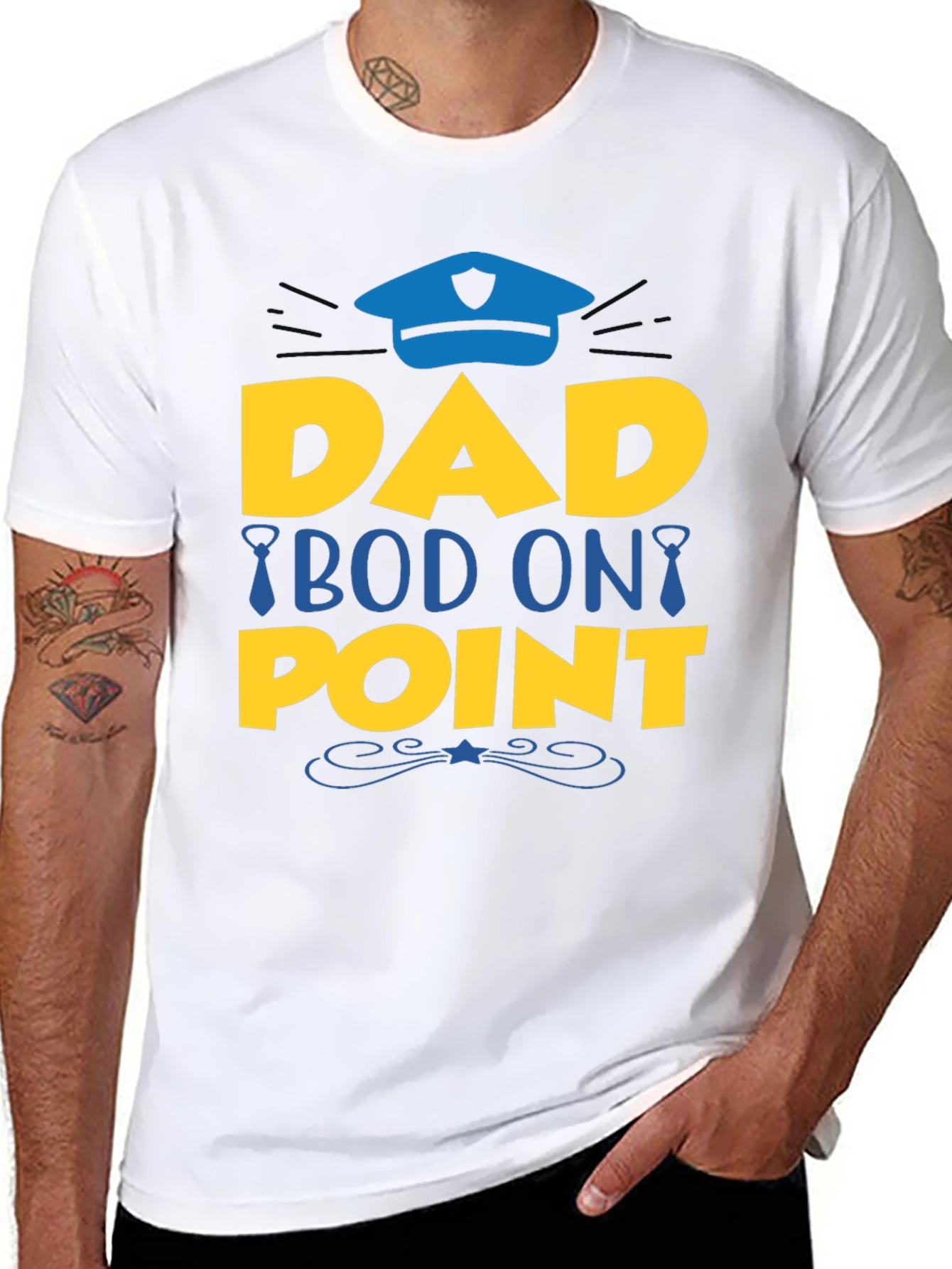 Dad Bod On Point Graphic Tee