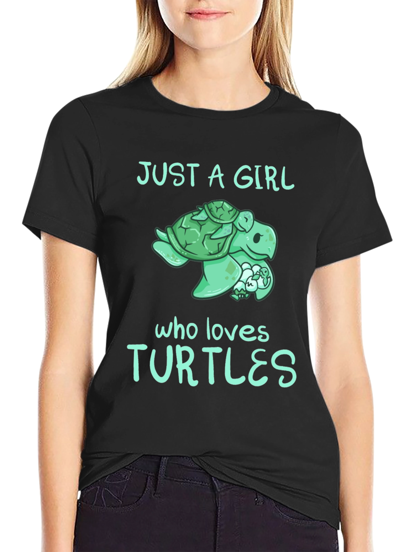 Just A Girl Who Loves Turtles T-Shirt