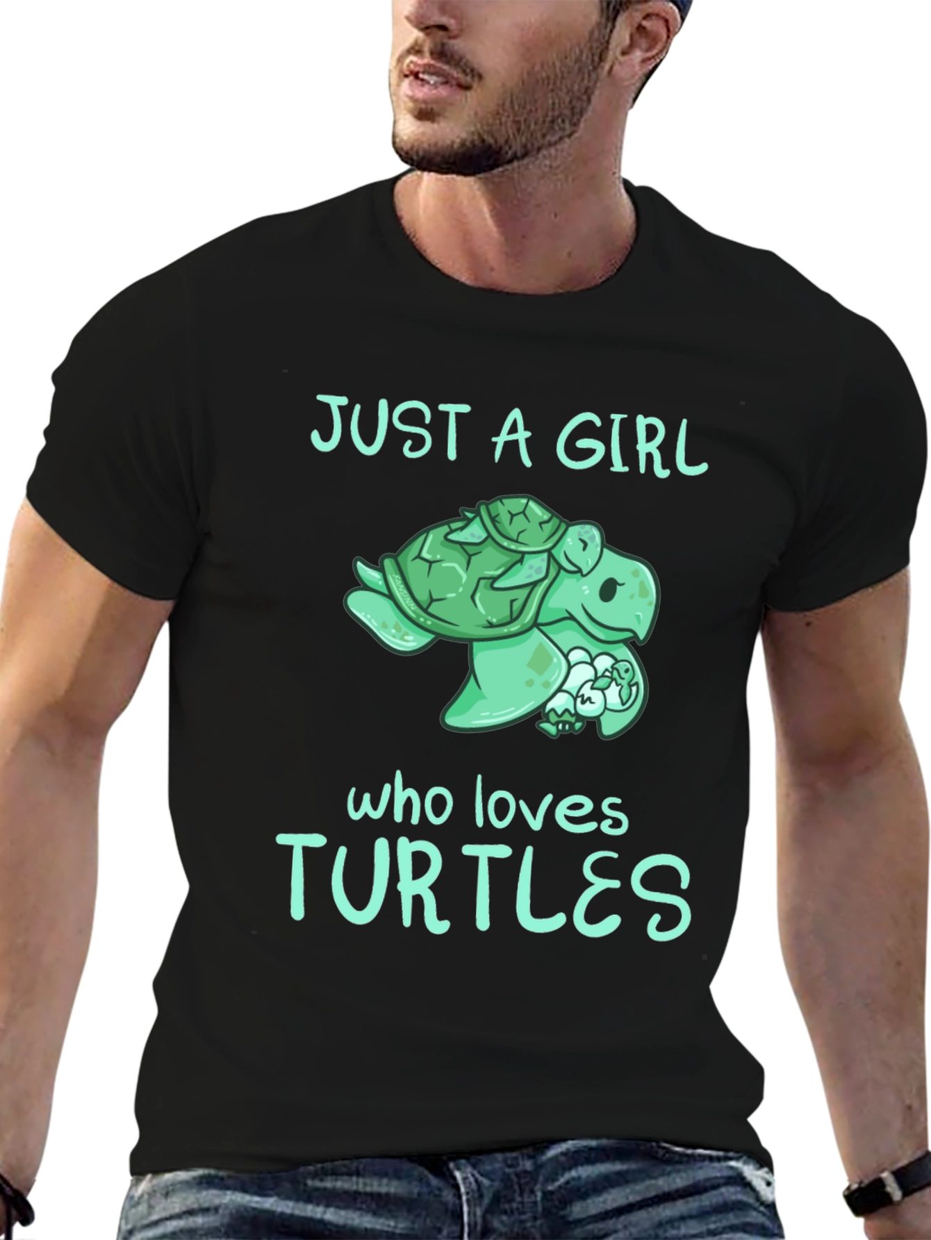 Just A Girl Who Loves Turtles T-Shirt
