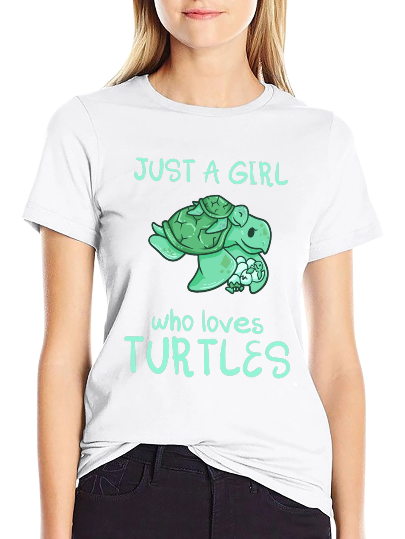 Just A Girl Who Loves Turtles T-Shirt