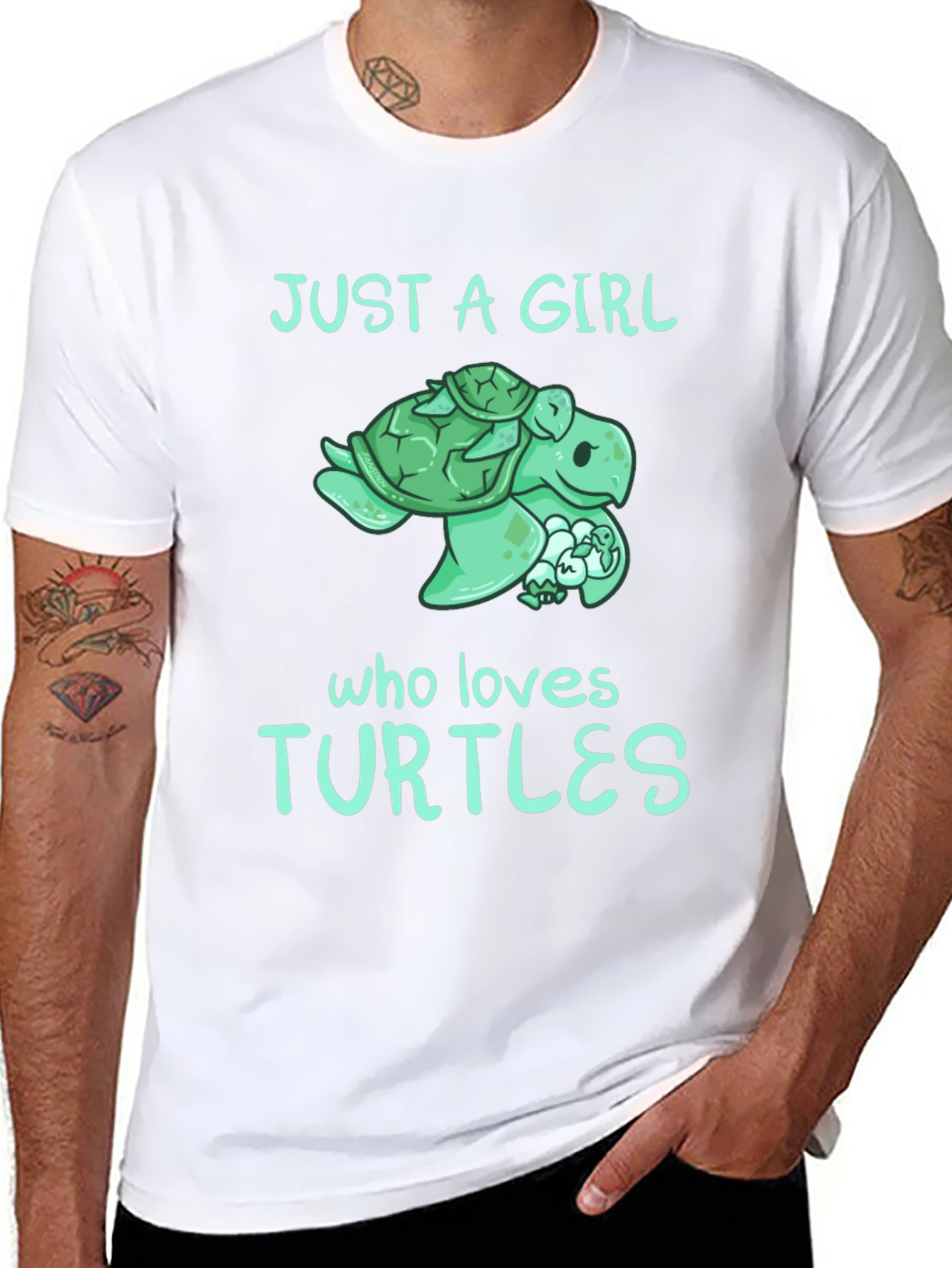 Just A Girl Who Loves Turtles T-Shirt