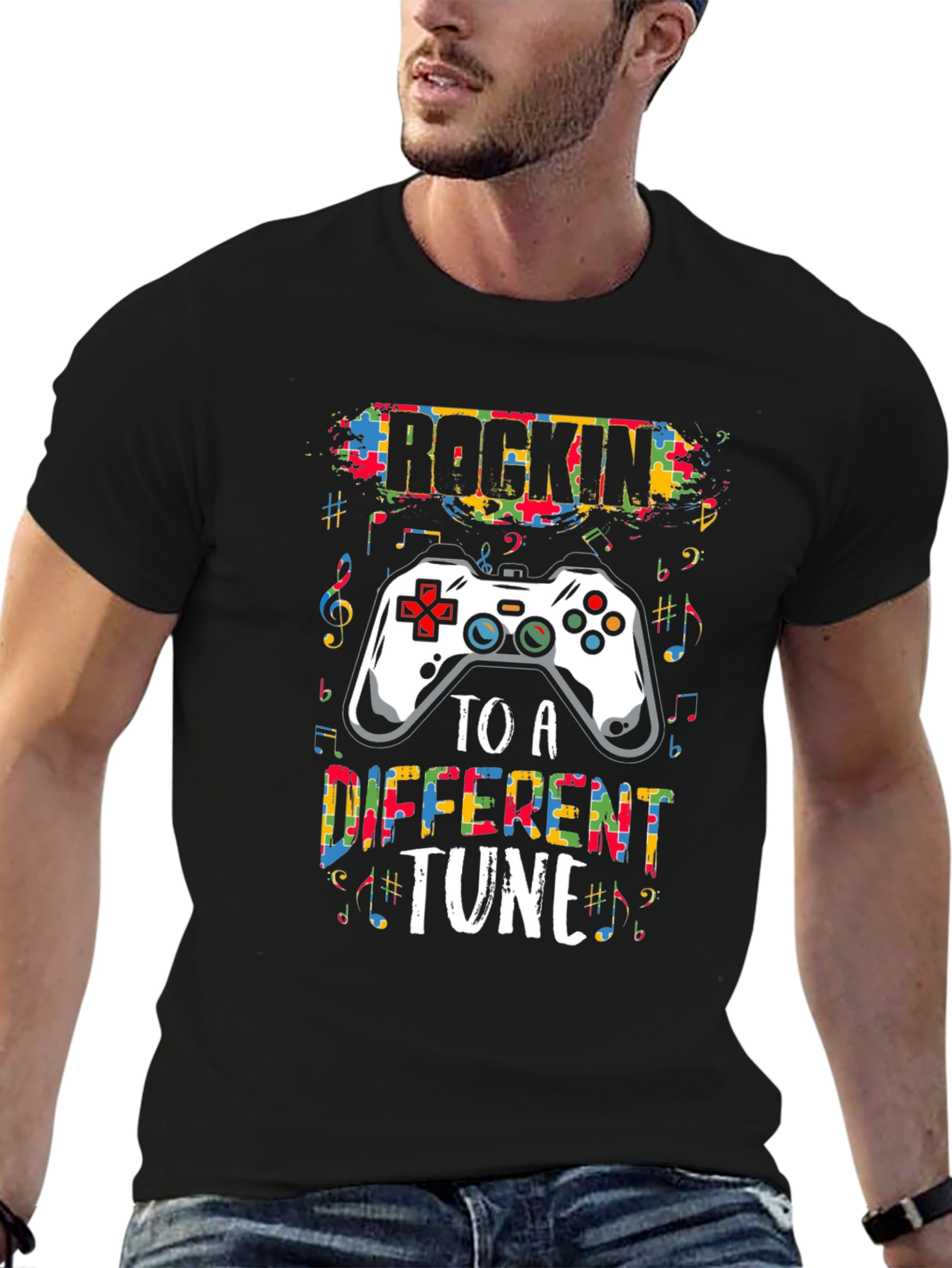 Rockin to a Different Tune Gaming T-Shirt
