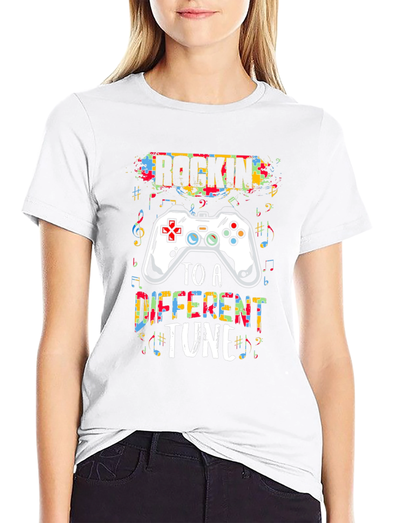 Rockin to a Different Tune Gaming T-Shirt