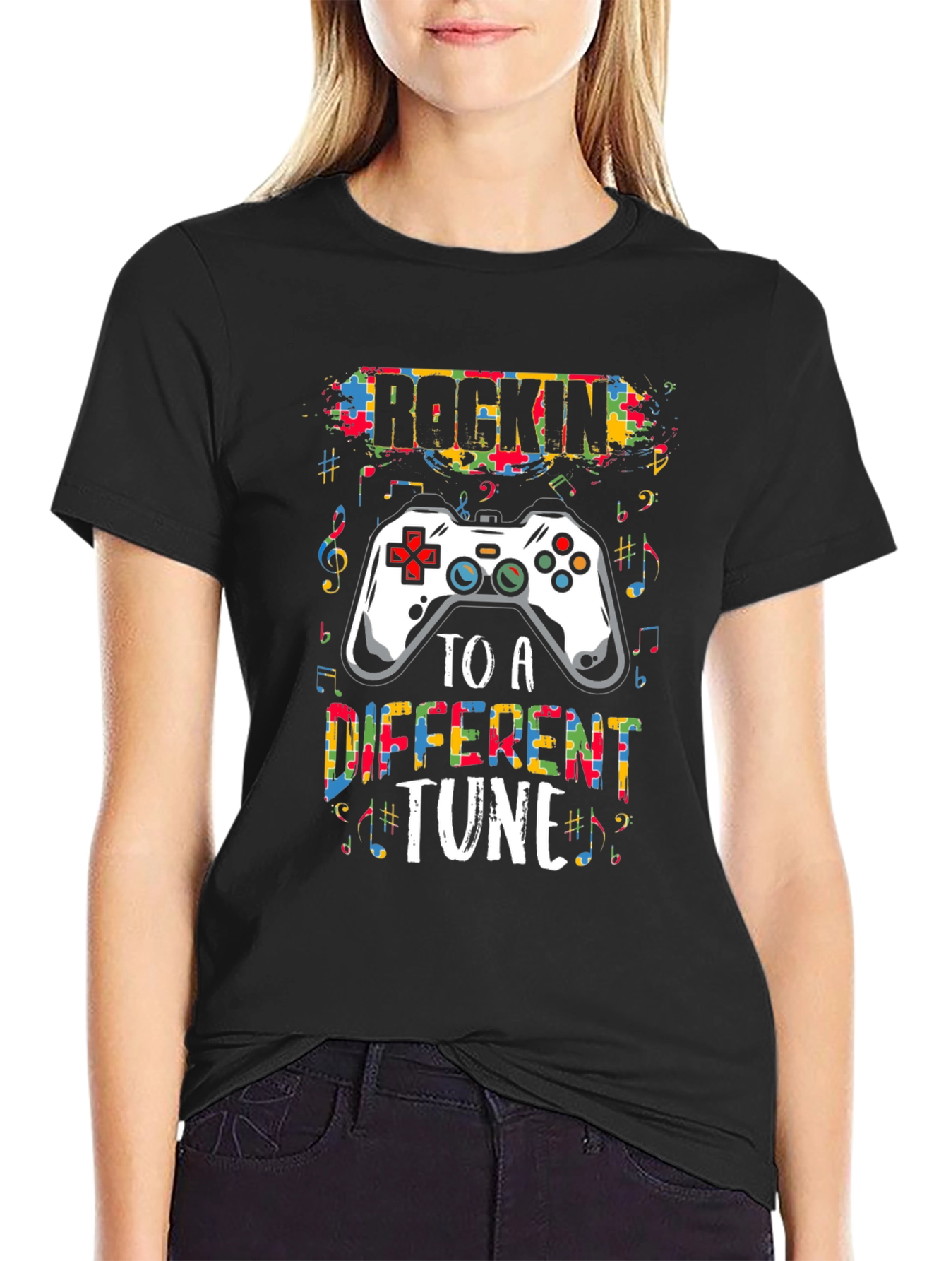 Rockin to a Different Tune Gaming T-Shirt