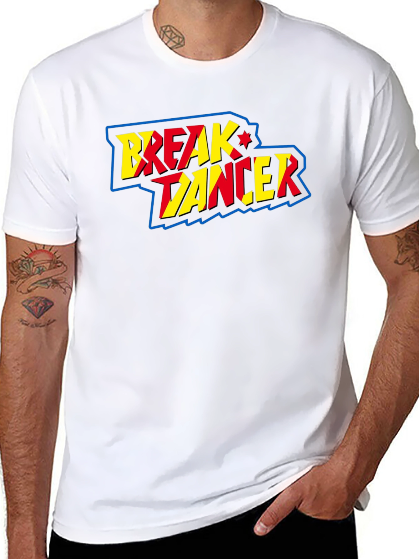 Breakdancer Graphic Tee - Cool Retro Design