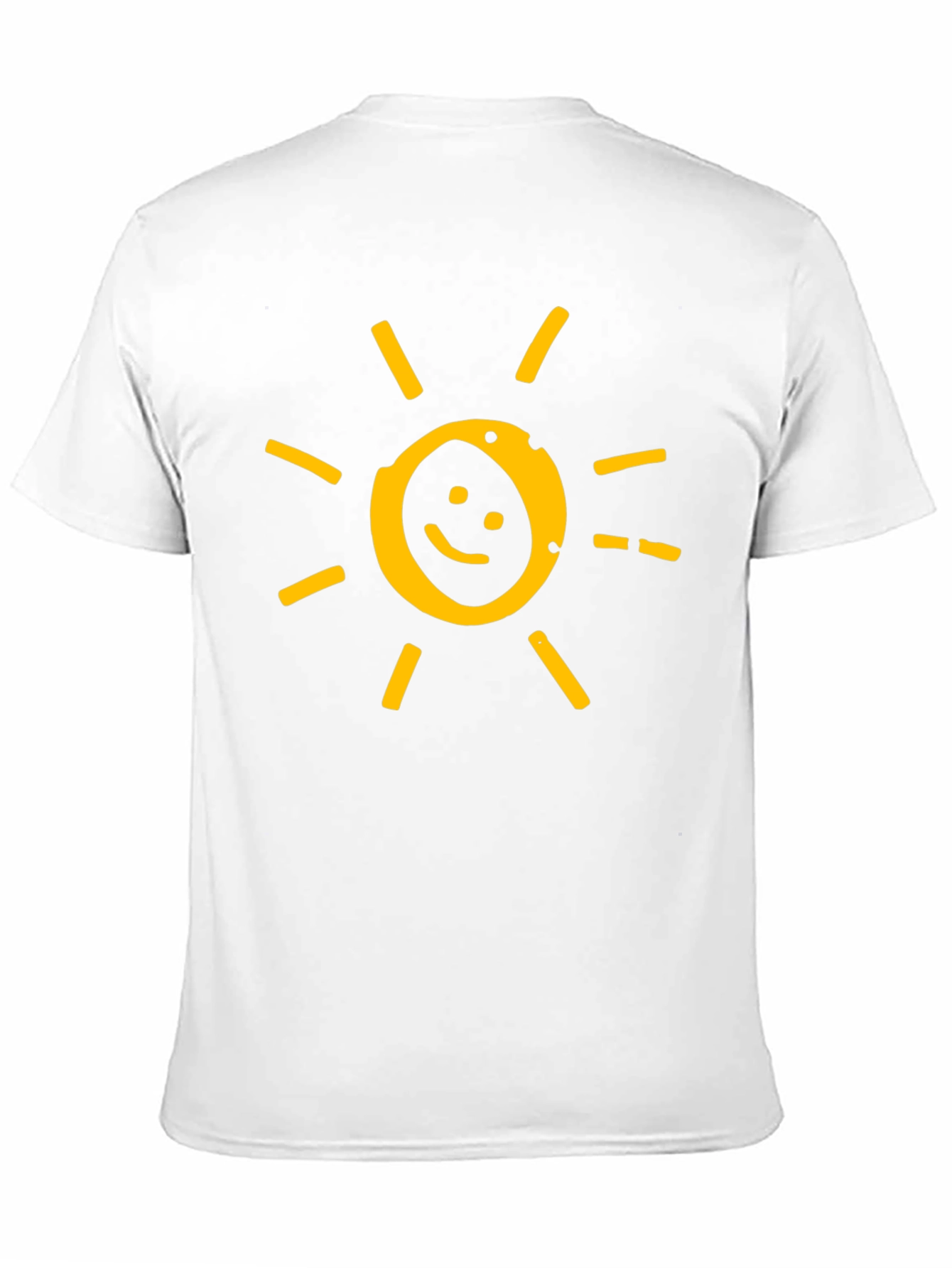 Smiley Sun Graphic Tee - Soft Cotton Blend