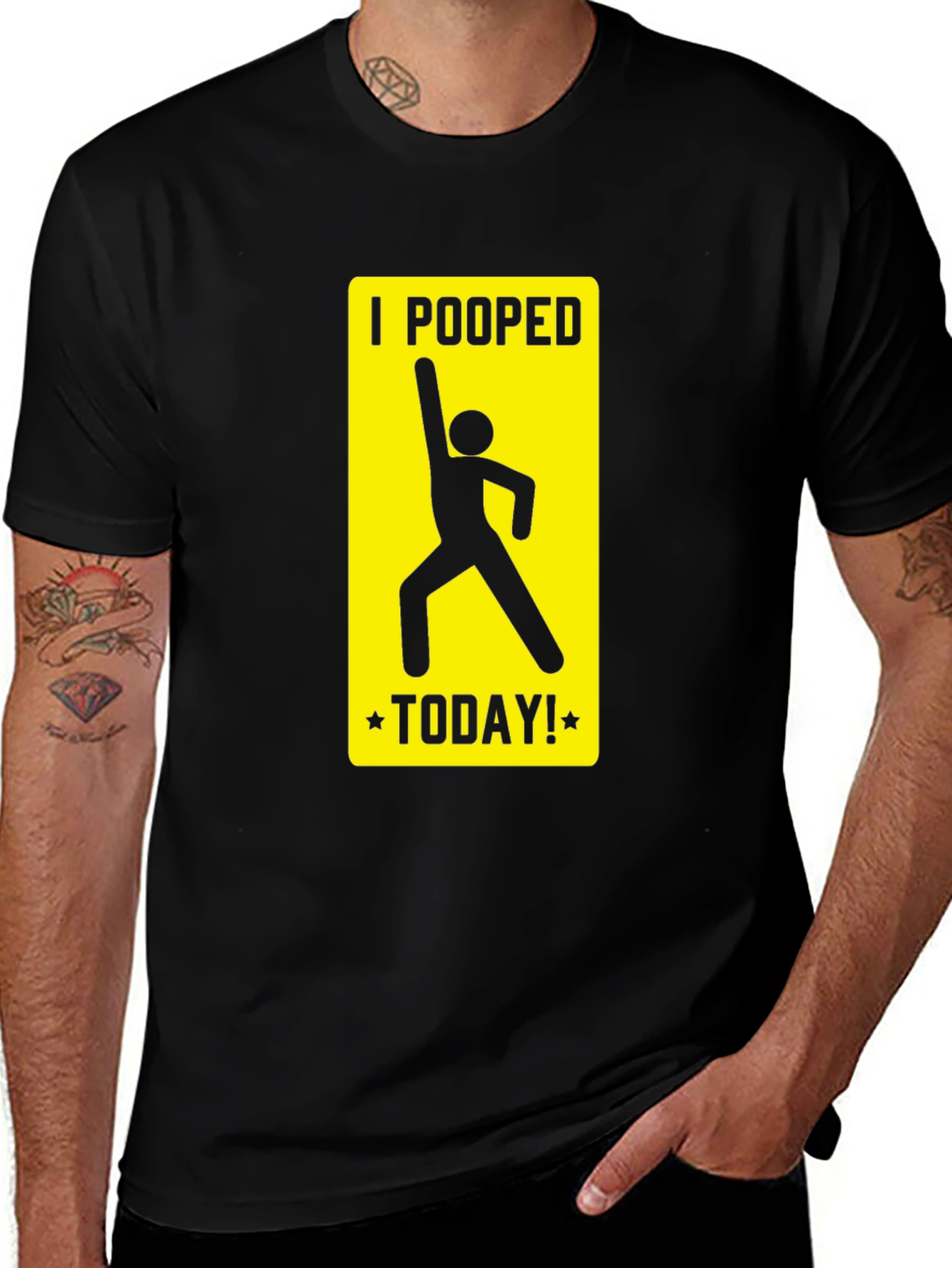 I Pooped Today T-Shirt Funny Humor