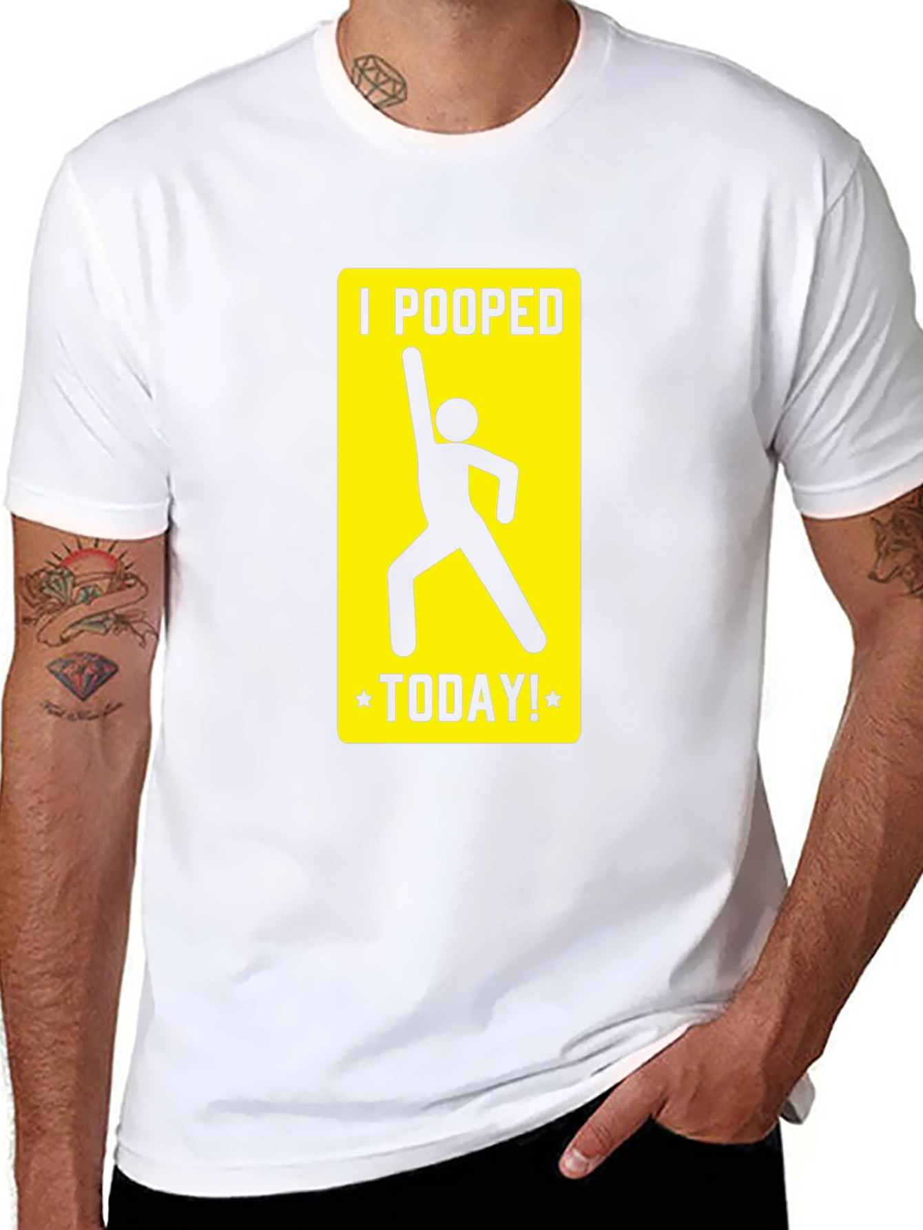 I Pooped Today T-Shirt Funny Humor