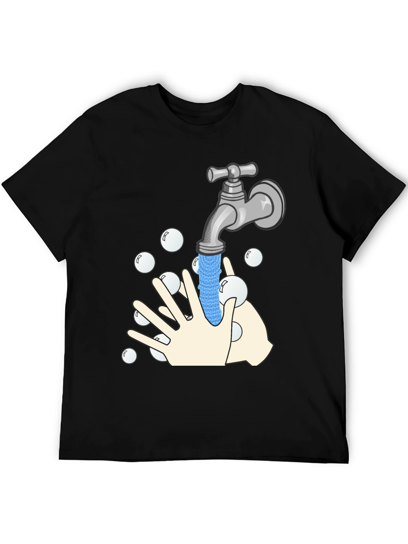 Wash Your Hands Graphic T-Shirt - Stay Safe