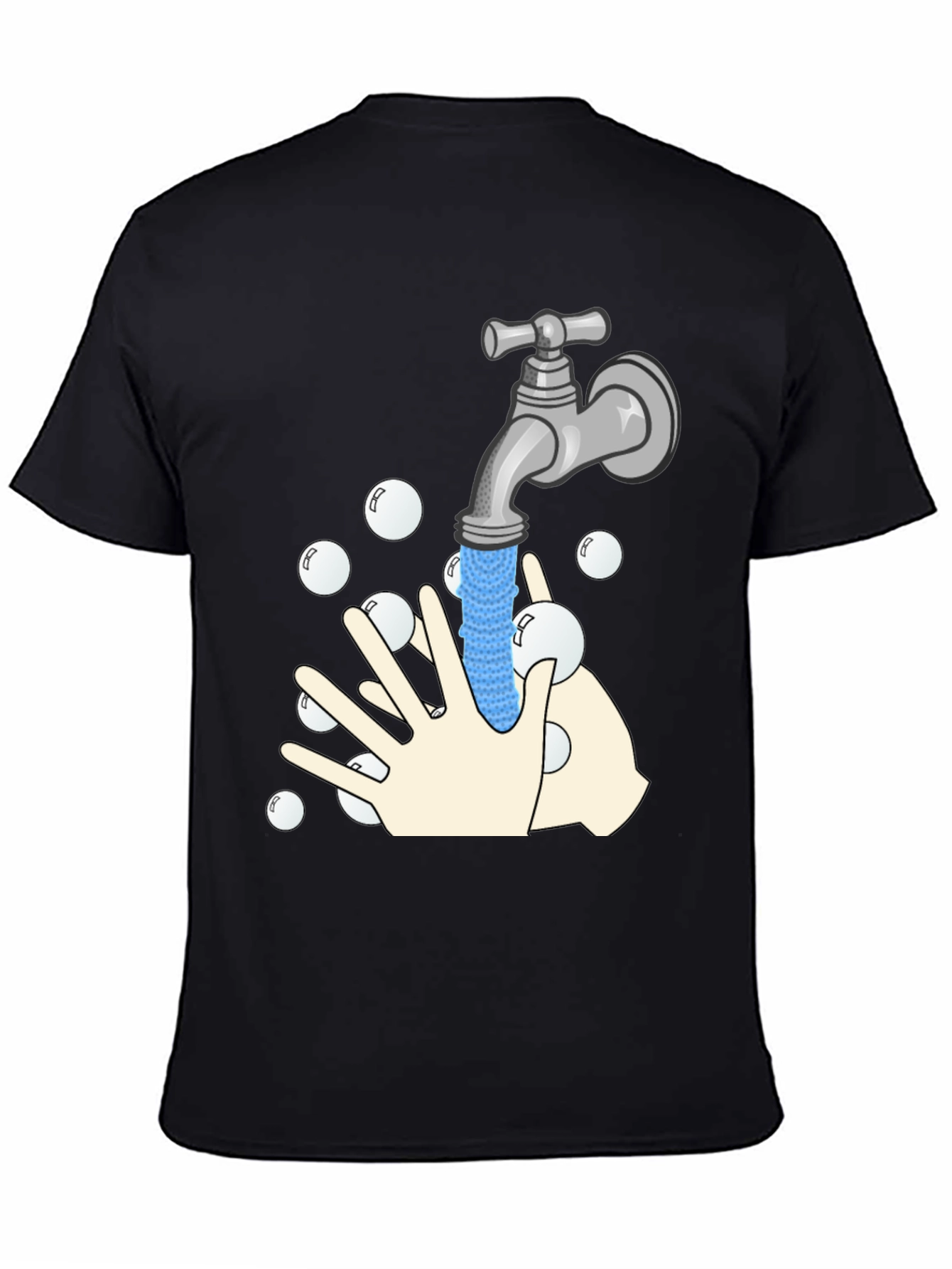Wash Your Hands Graphic T-Shirt - Stay Safe