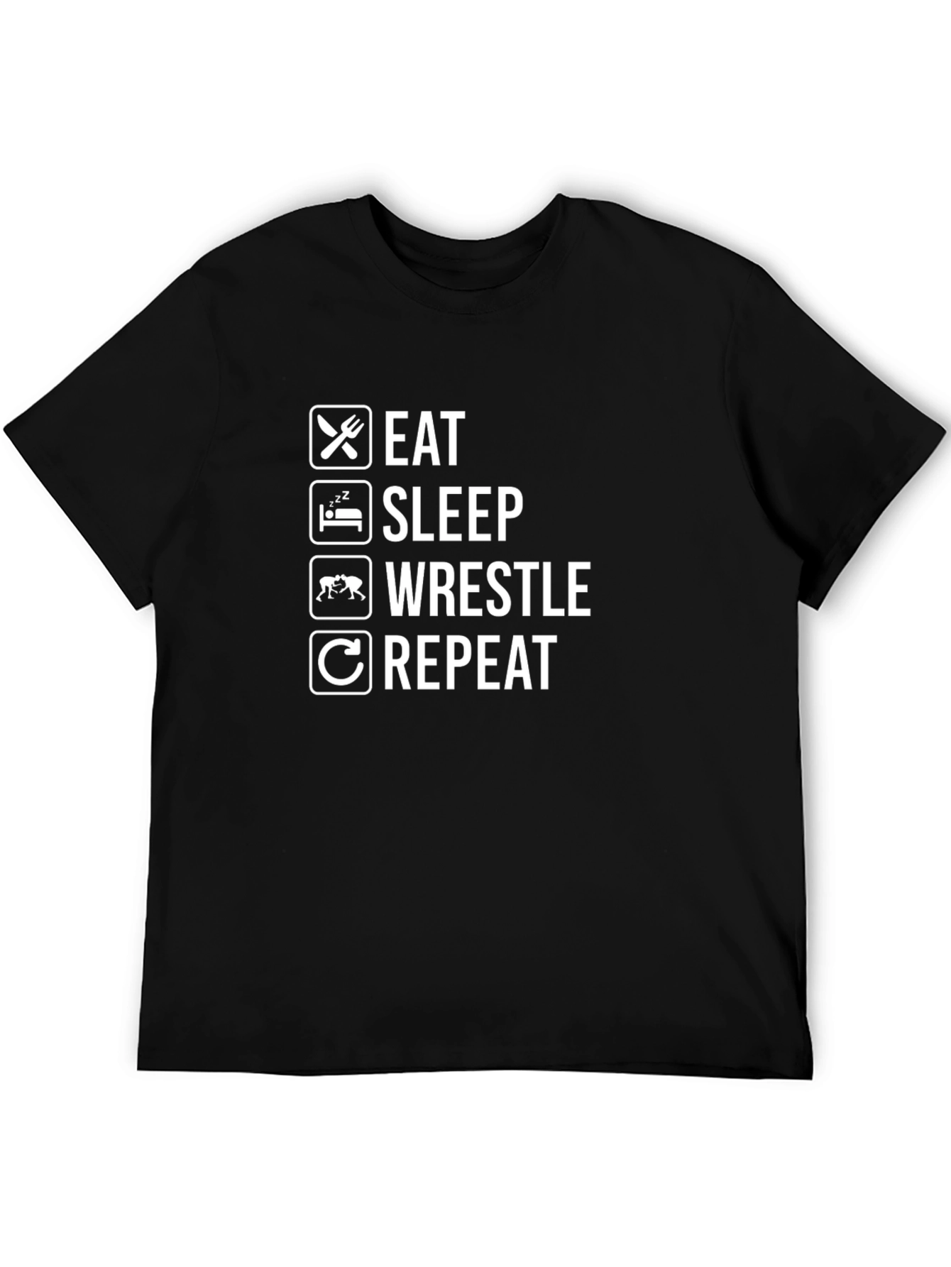 Eat Sleep Wrestle Repeat T-Shirt