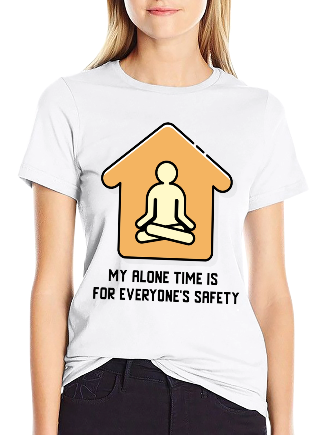 Alone Time Safety Graphic Tee
