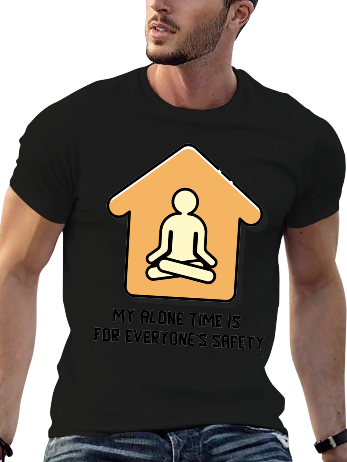 Alone Time Safety Graphic Tee
